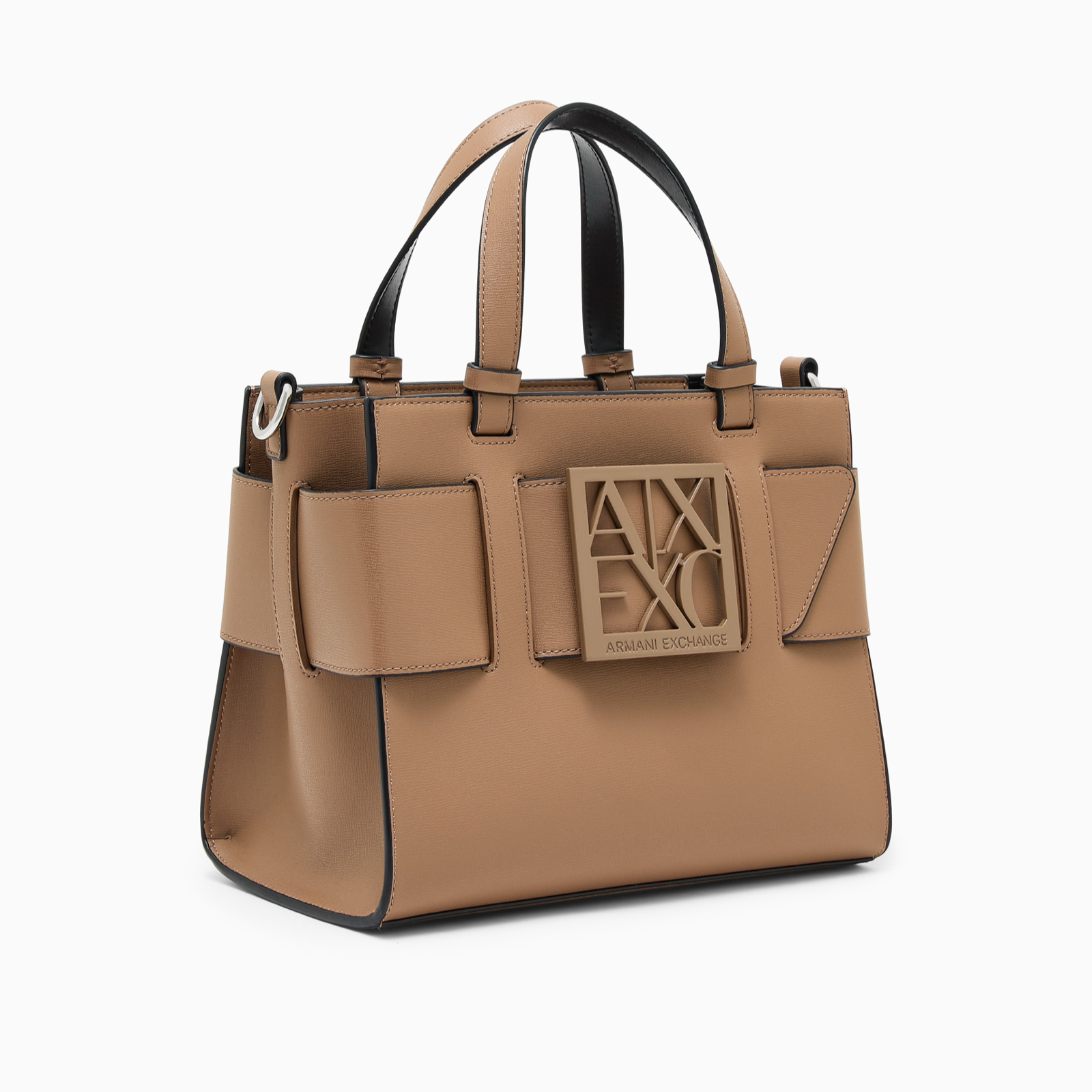 Дамска кафява чанта Armani Exchange Women Handbag 9426900A874 U6186 Side View