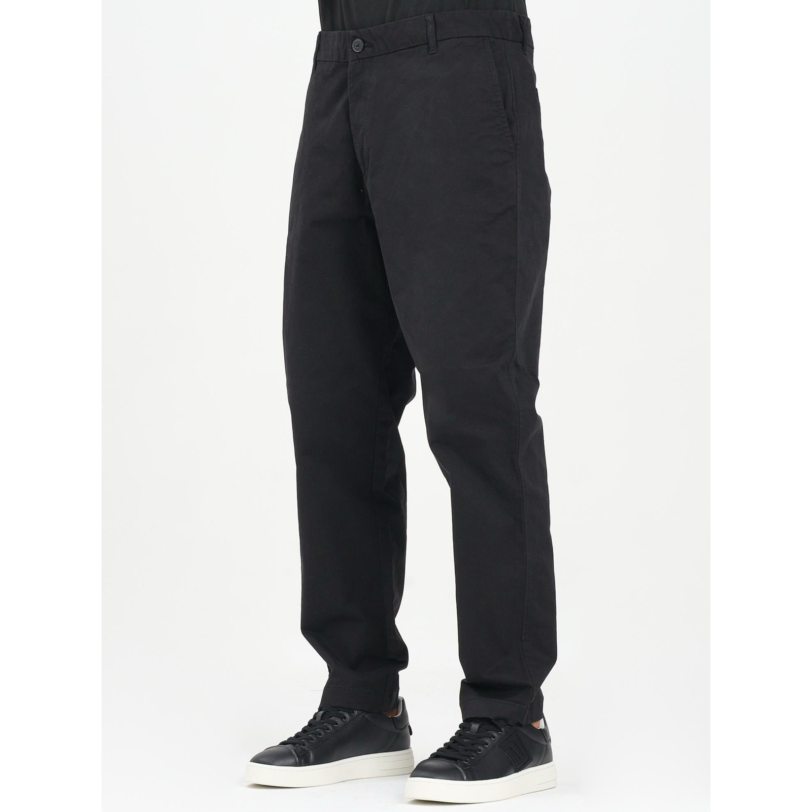 Мъжки черен панталон Armani Exchange Men Trousers XM001569 AF18849 Side View