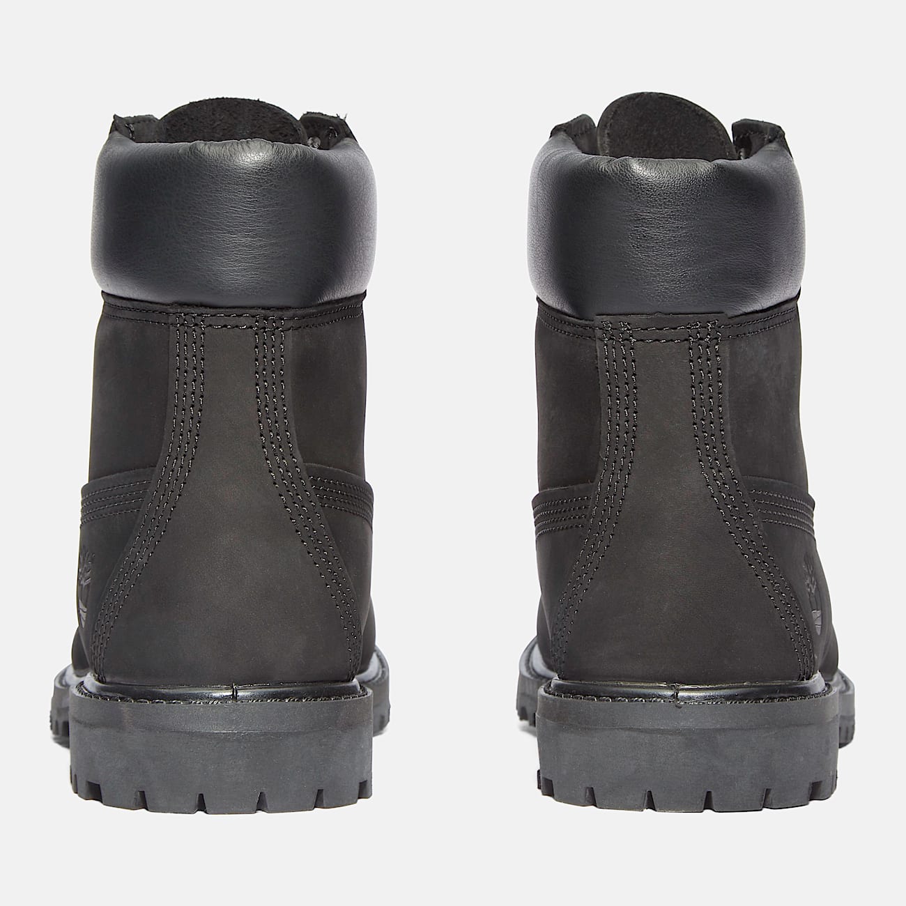 Дамски боти кубинки Women’s Premium 6 Waterproof Ankle Boots Timberland TB08658A001 Black Nubuck Heels view