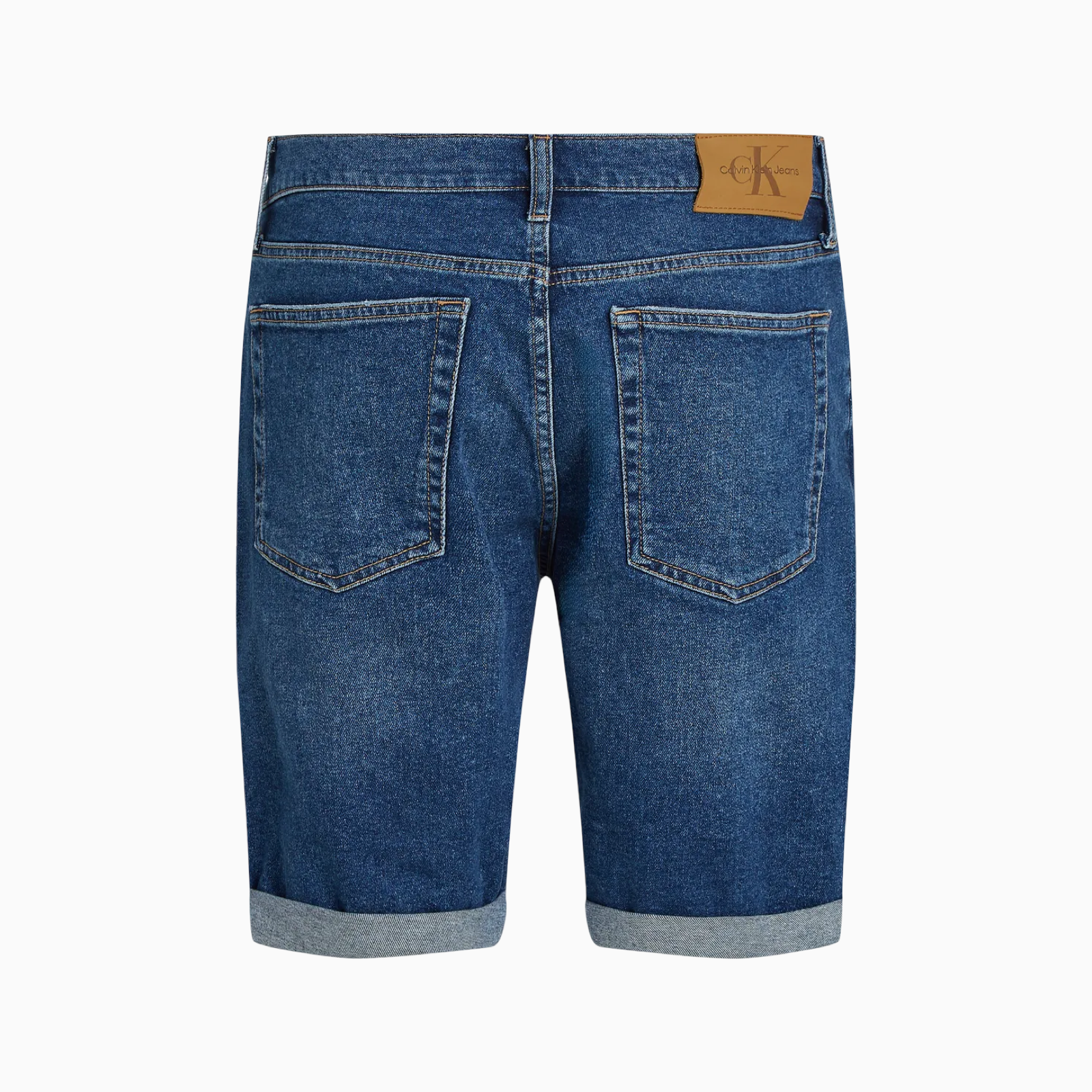 Мъжки дънкови къси панталони Calvin Klein Jeans Men Denim Shorts J30J327184 1BJ Back View