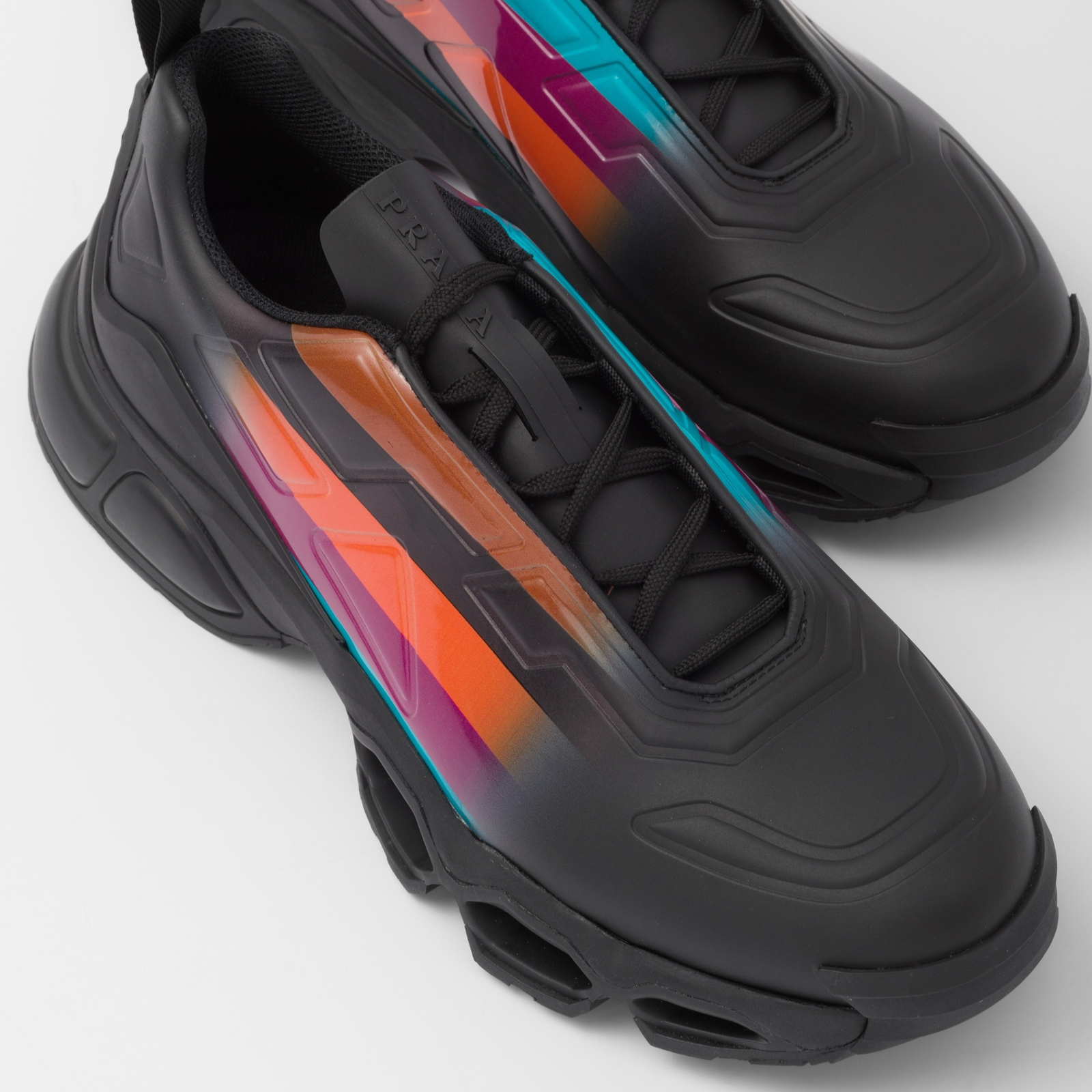 Prada Collision Cross Men Sneakers Close-Up