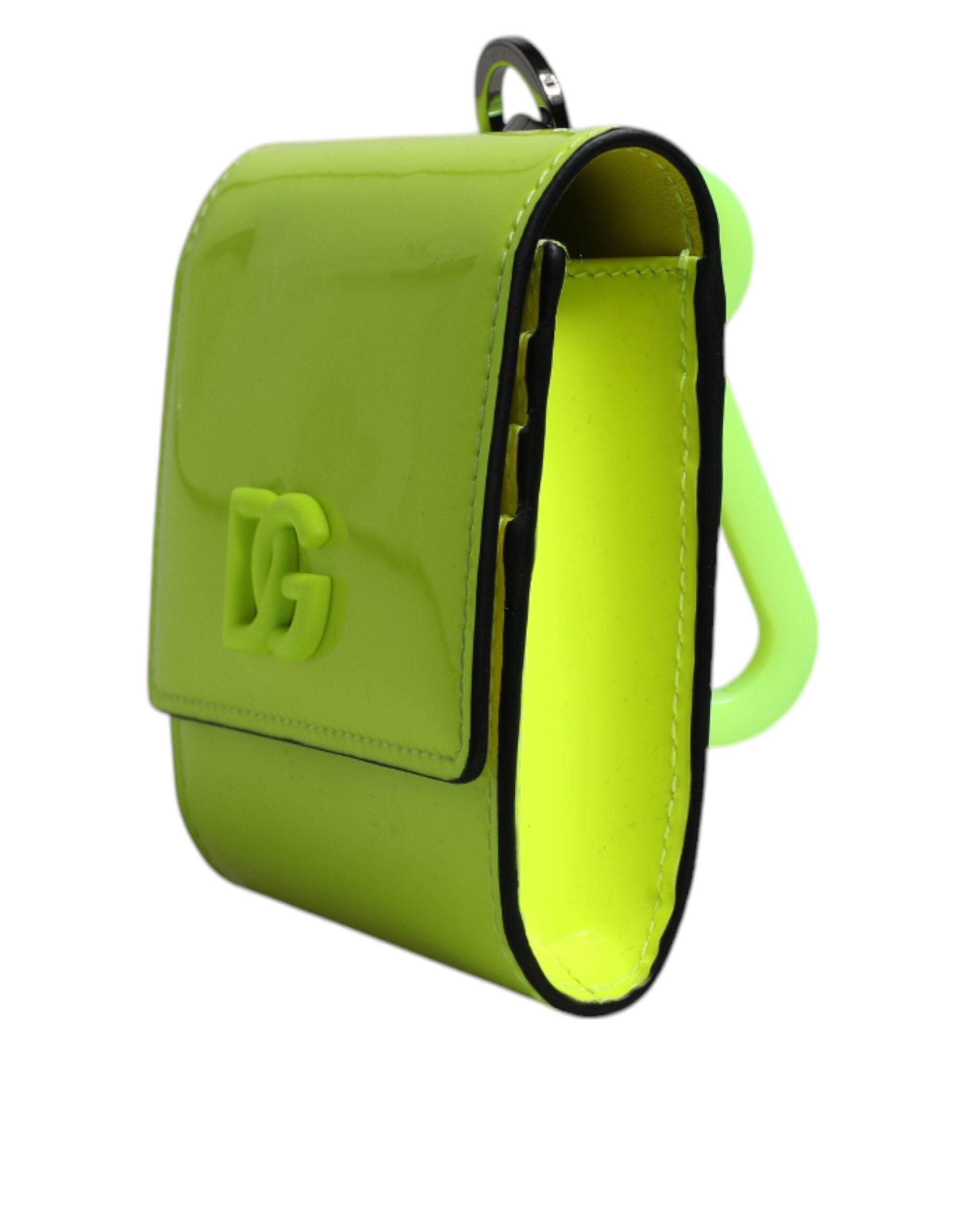 Портфейл Dolce & Gabbana Yellow Green Bifold DG Logo Neck Strap Cardholder Cardholder
