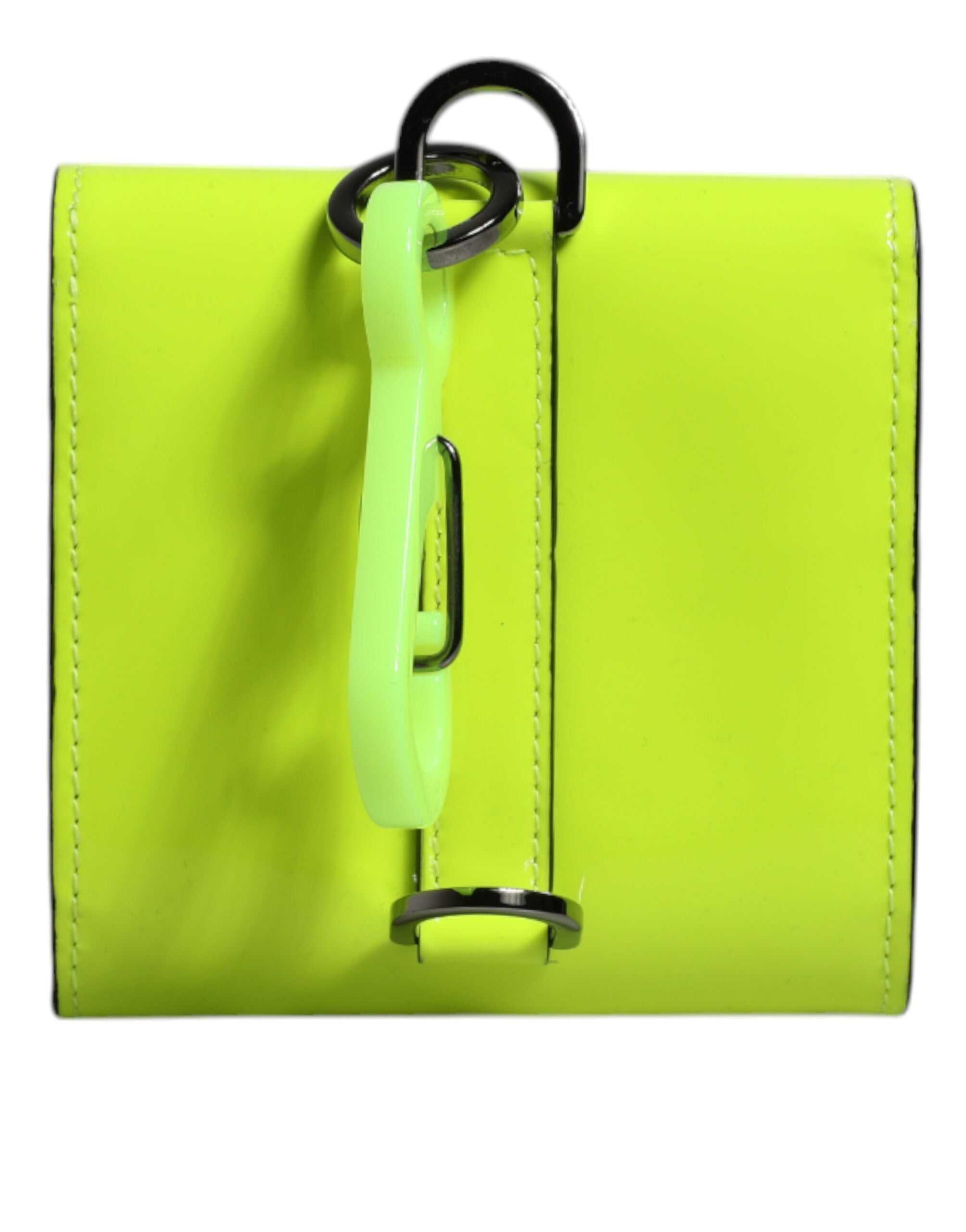 Портфейл Dolce & Gabbana Yellow Green Bifold DG Logo Neck Strap Cardholder Cardholder