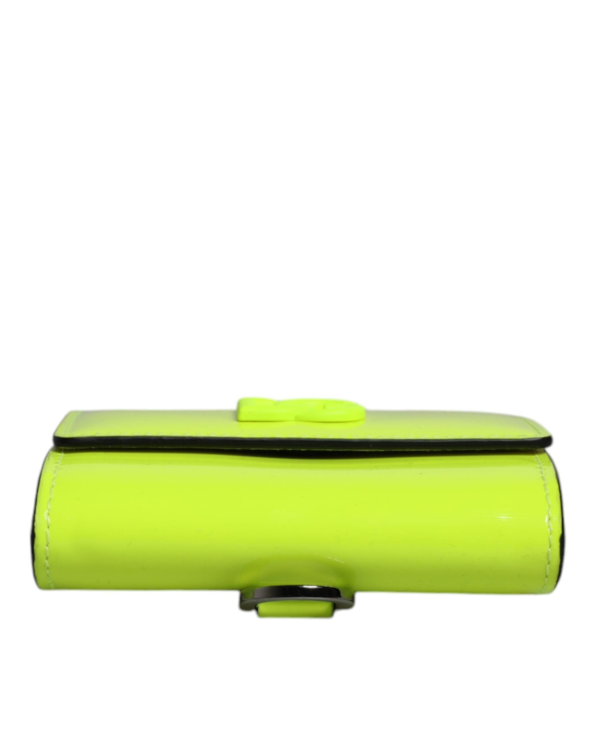 Портфейл Dolce & Gabbana Yellow Green Bifold DG Logo Neck Strap Cardholder Cardholder