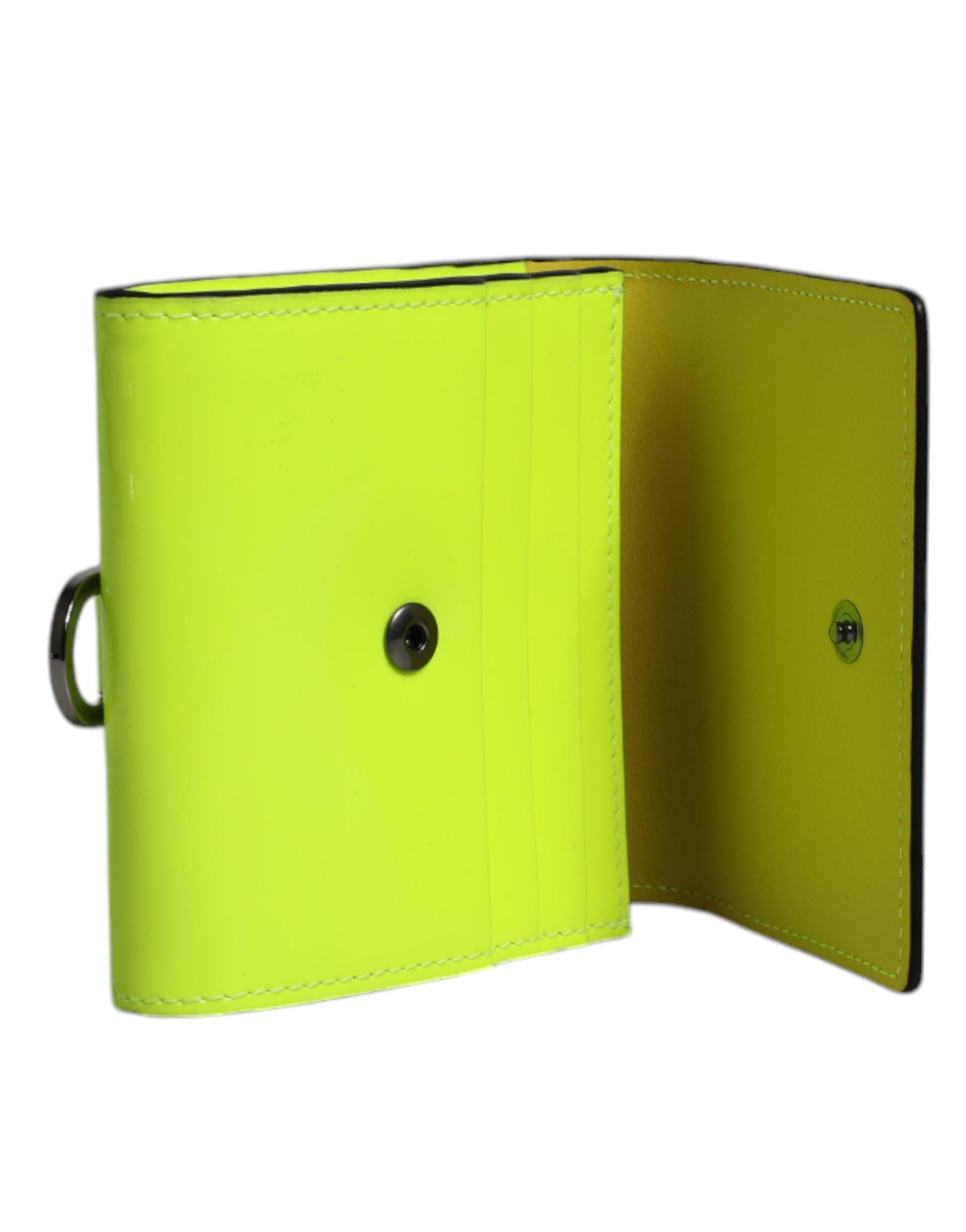 Портфейл Dolce & Gabbana Yellow Green Bifold DG Logo Neck Strap Cardholder Cardholder