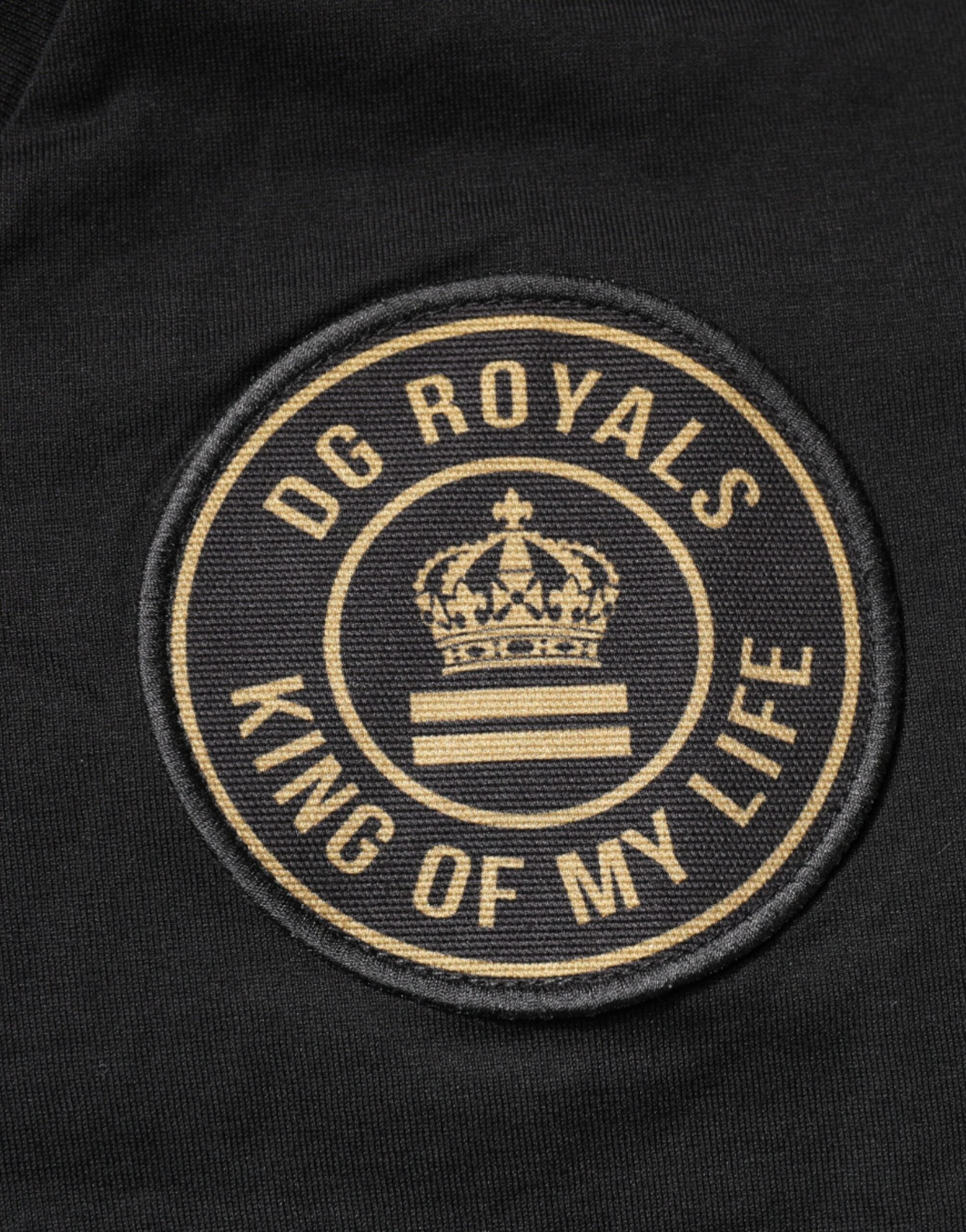 Мъжка черна тениска шпиц Dolce & Gabbana