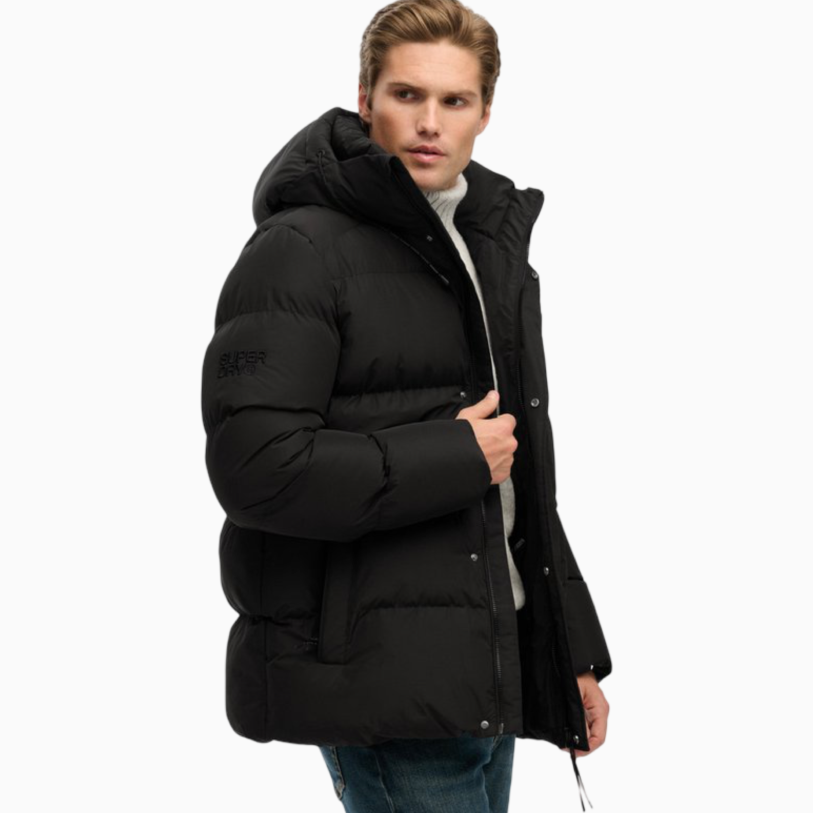 Мъжко зимно яке Superdry Men Jacket M5012285A Side View