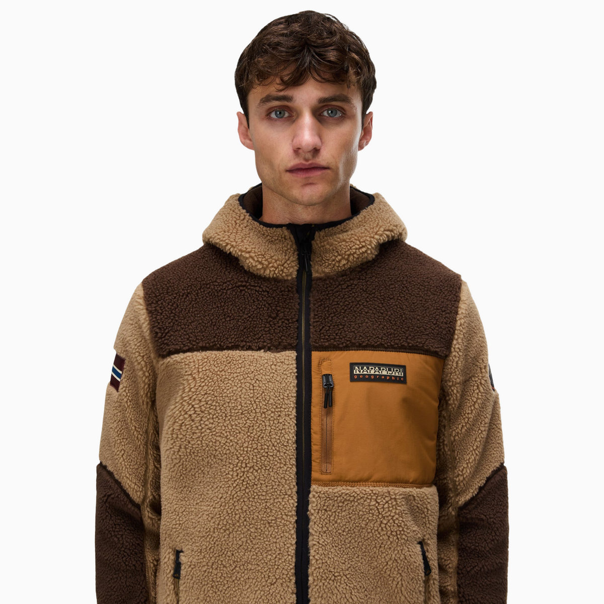 Мъжки суичър Napapijri Yupik Men Fleece Hoodie NP0A8AZX M4E Close-Up