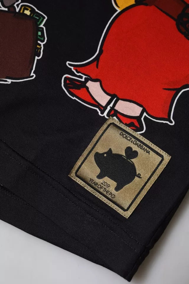 Dolce & Gabbana Pig Family Men T-shirt
