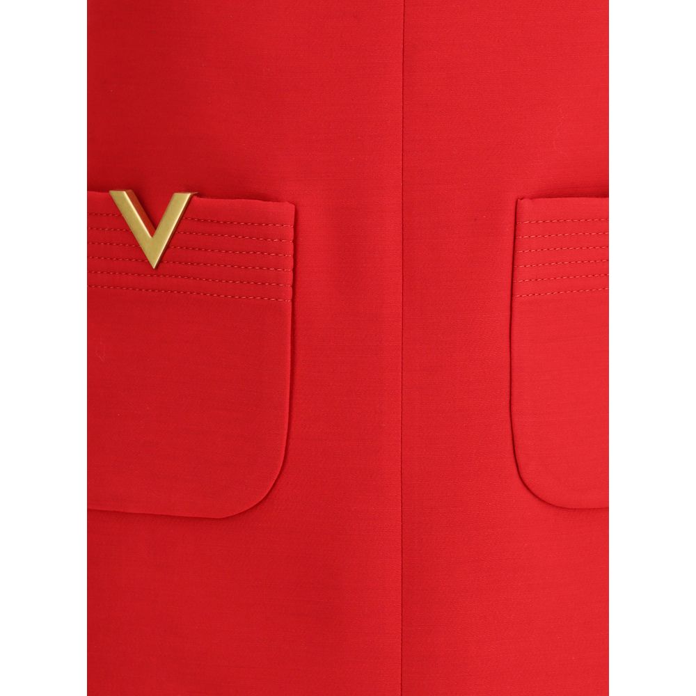 Мини рокля Valentino с изрезка