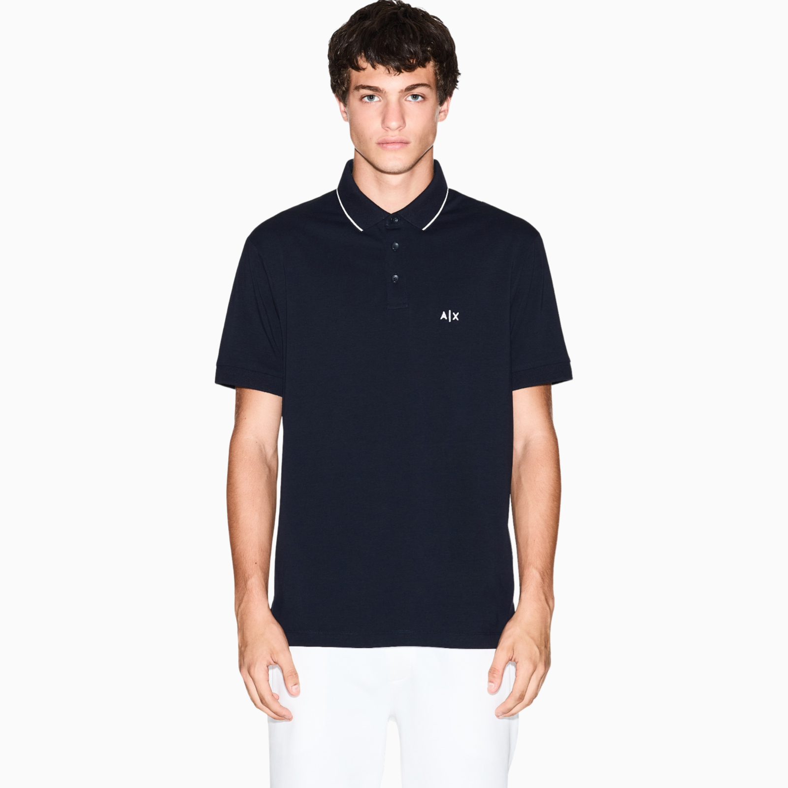Мъжка поло тениска Armani Exchange Men Polo XM001289 AF10363 UB101 Front View