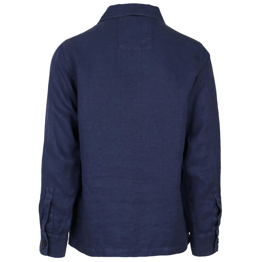 AT.P.CO Синя ленена риза