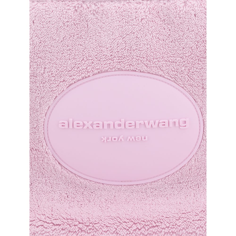 Дамска розова чанта Alexander Wang Punch Shoulder Bag