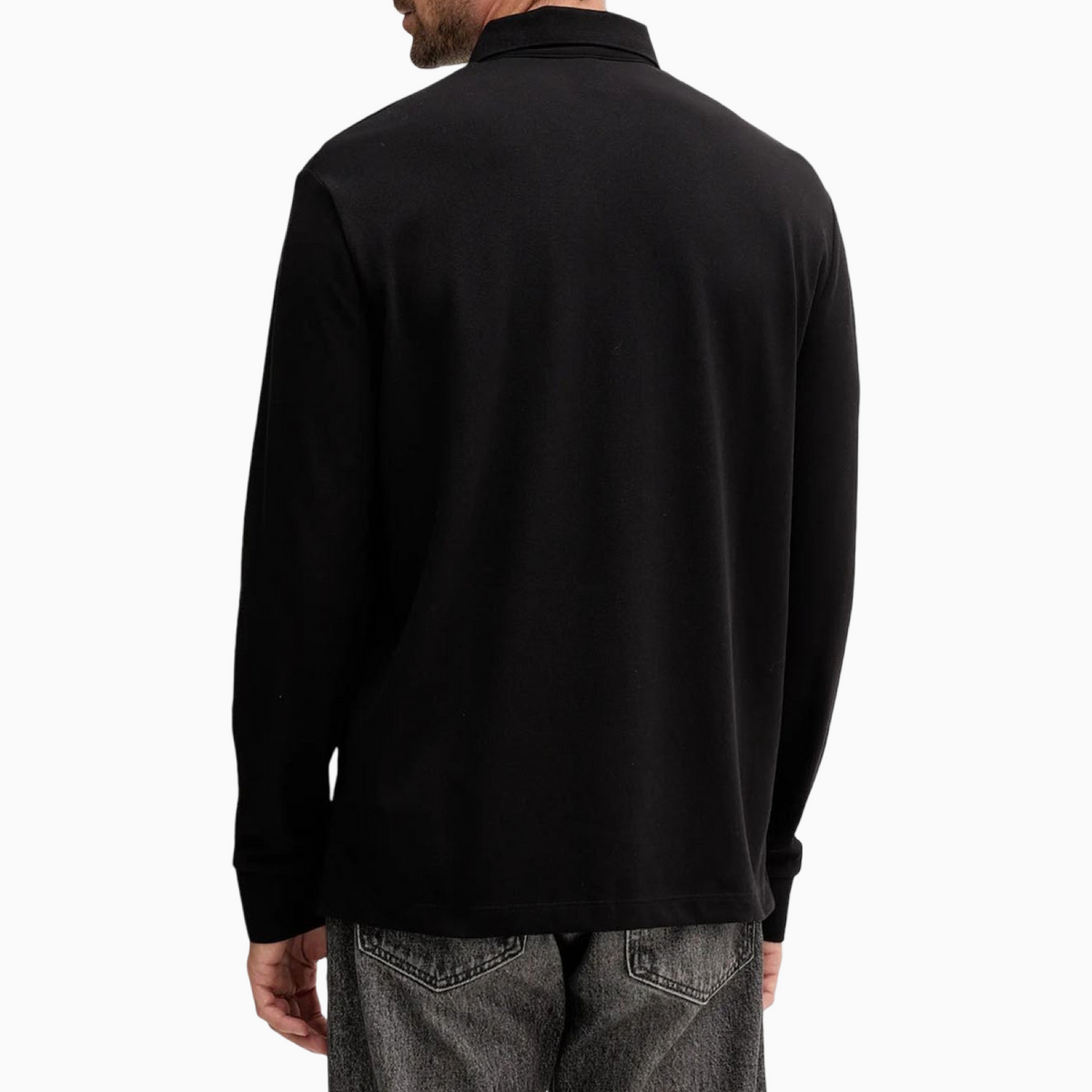 Мъжка поло блуза Armani Exchange Men Long Sleeve Polo XM001288 AF17321 UC001 Back View