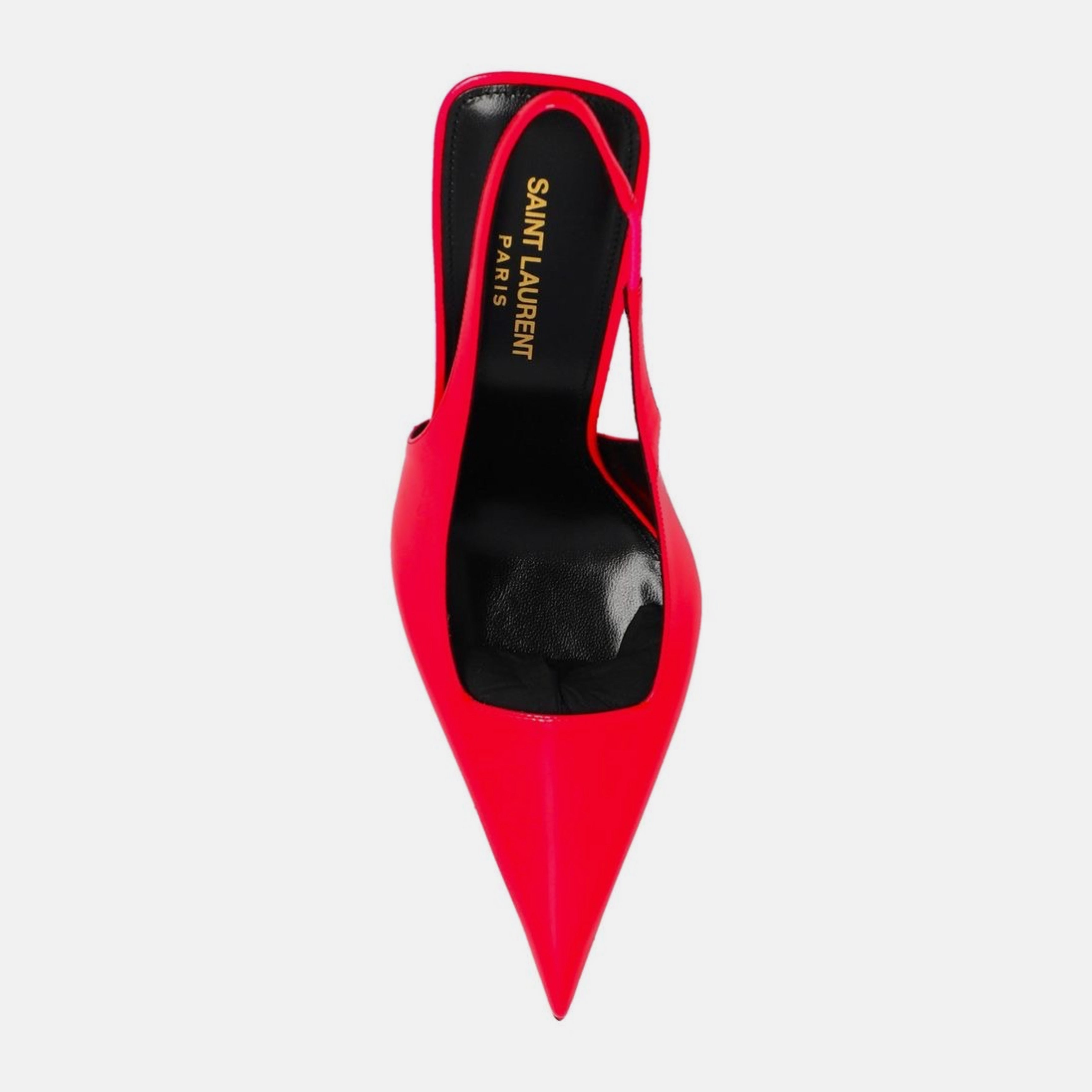 Дамски токчета Women’s sneakers Saint Laurent 105 P00776331 Highlighter Coral