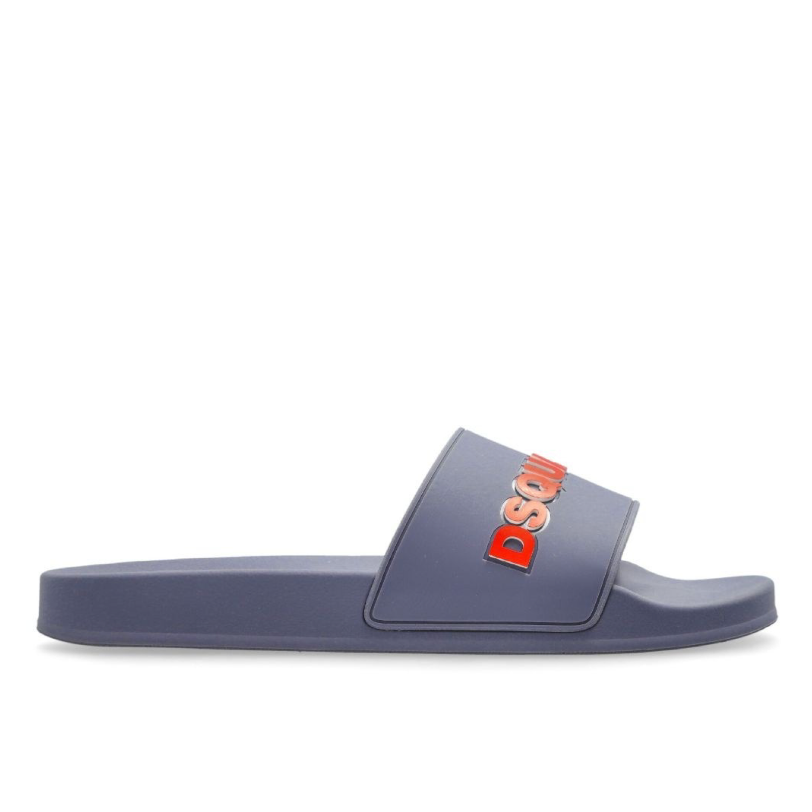 Мъжки сиви чехли Dsquared2 Men Slippers FFM0023 Medial View