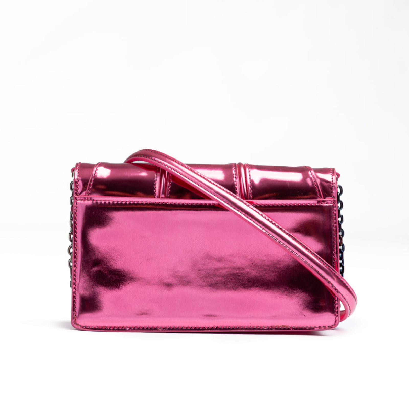 Ferrari GT Patent Leather Bag Back View