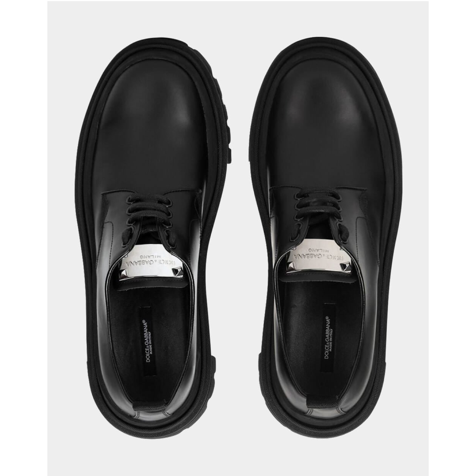 Dolce & Gabbana Dark Side Hi-Trekking Men Derby Shoes Top View