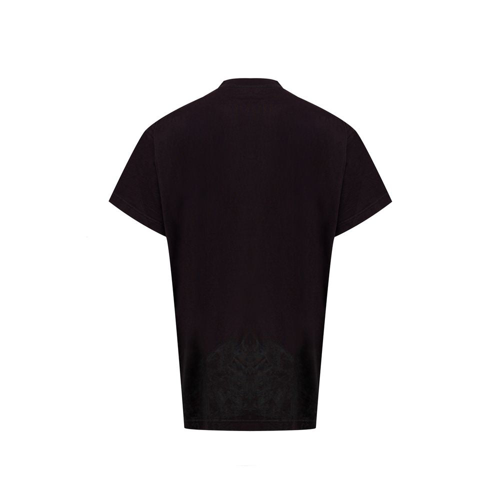 Мъжка черна тениска Balenciaga Metal BB Men T-Shirt