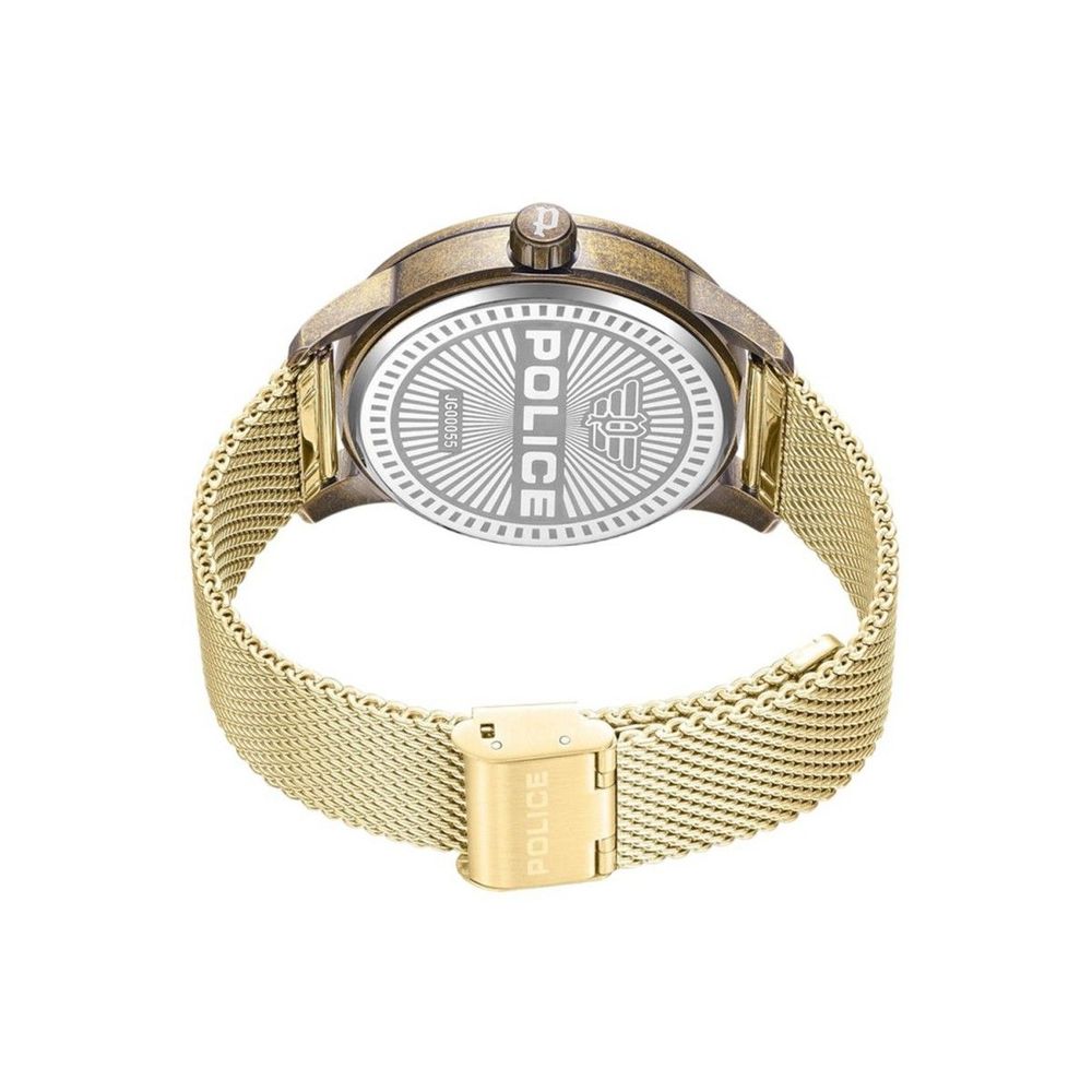 Police Gold Stainless Steel Stainless Steel Watch