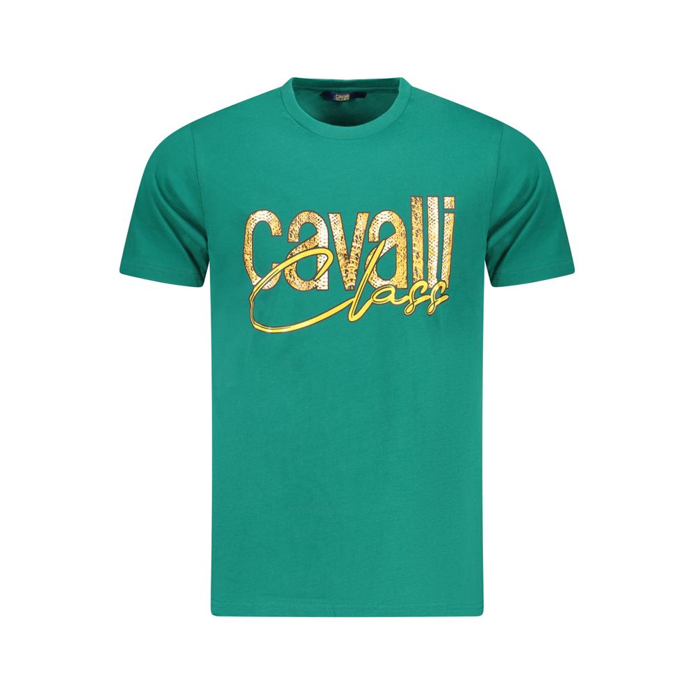 Мъжка тениска Men's t-shirt Cavalli Class
XT61MJD060 04038 green front view