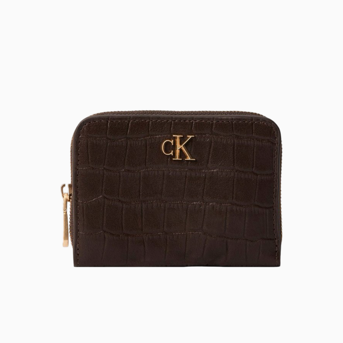 Дамско кафяво портмоне Calvin Klein Women Wallet LV04F1095G BAL Front View