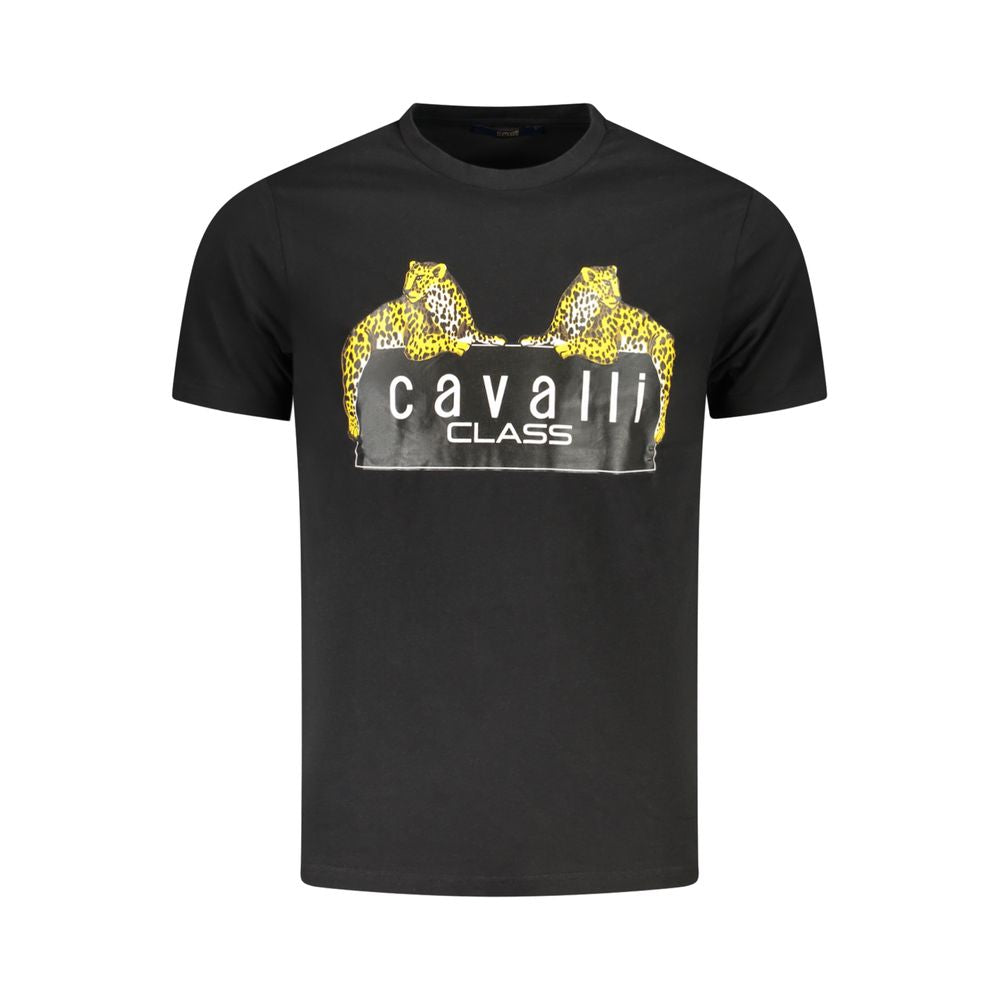 Мъжка тениска Men's t-shirt Cavalli Class
TXT60NJD060 05051 Black front view