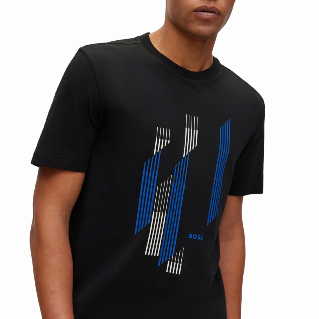 Мъжка черна тениска Hugo Boss 50499973