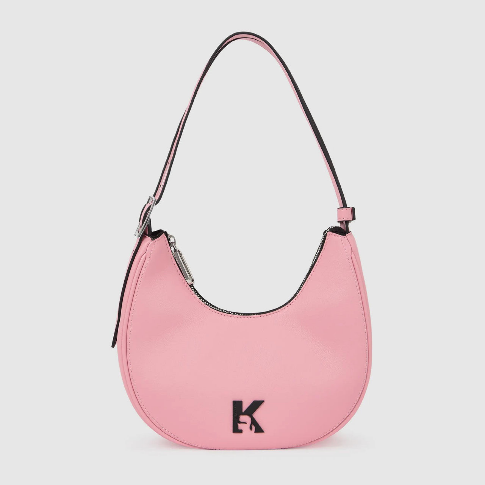 Дамска чанта Karl Lagerfeld Jeans Twin Strap Moon Shoulder Bag B2W301261IF Front View