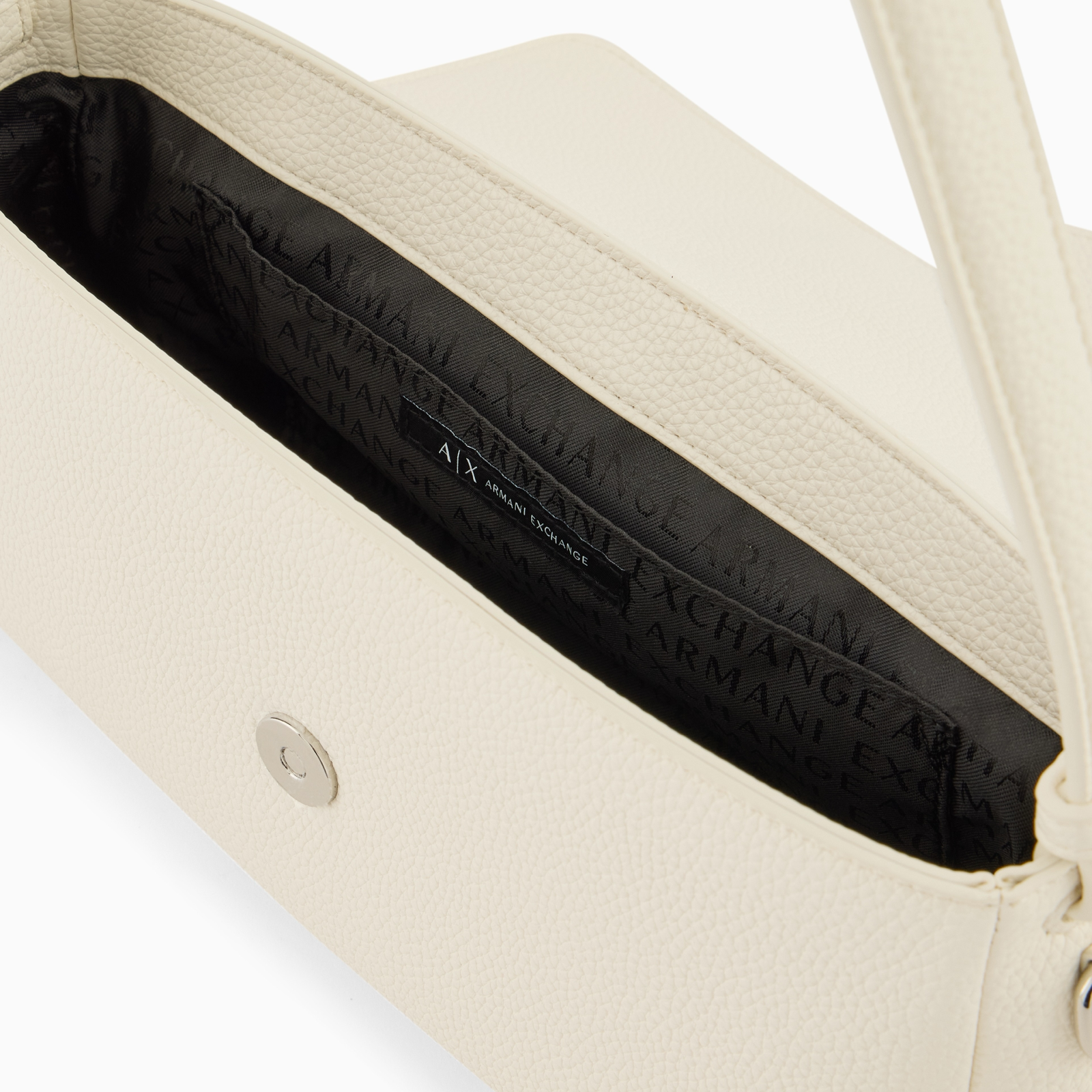 Дамска бяла чанта Armani Exchange Women Shoulder Bag XW002592 AF11902 U0011 Inside View