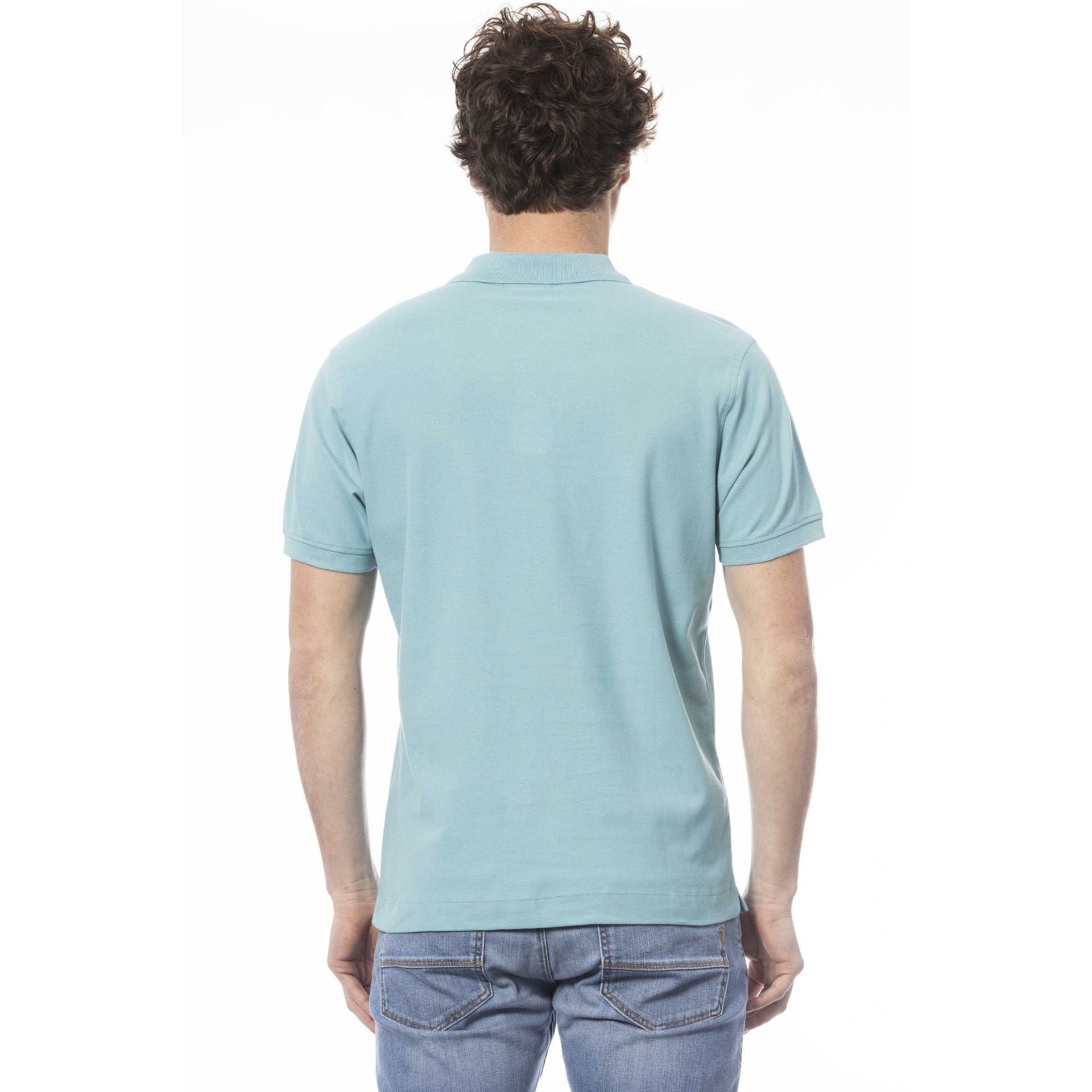 Мъжка поло тениска Men’s polo shirt Invicta 4452279U 8009ACQUA back view