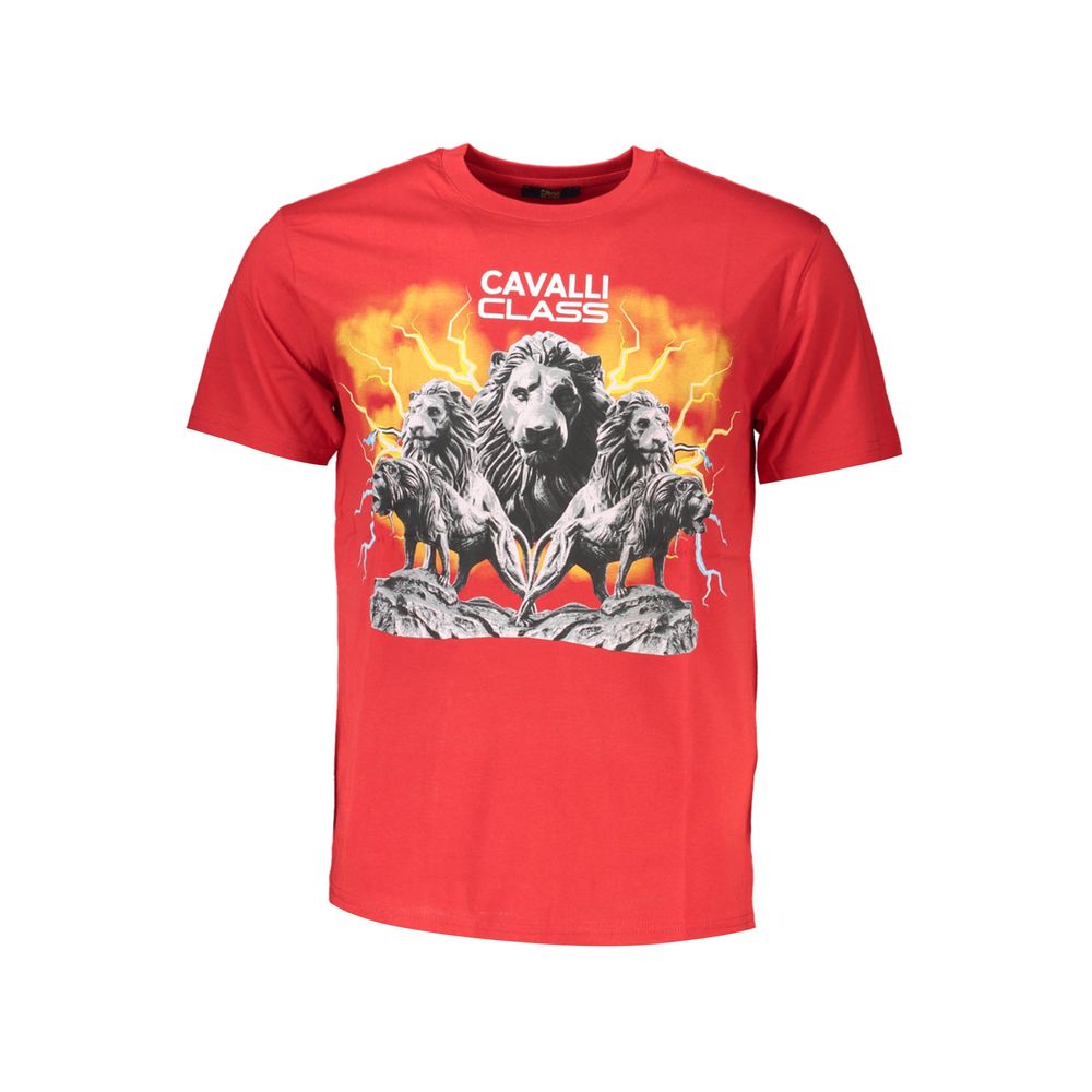 Мъжка тениска Men’s t-shirt Cavalli Class
QXT60FJD060 C6567FD 02000 Red front view