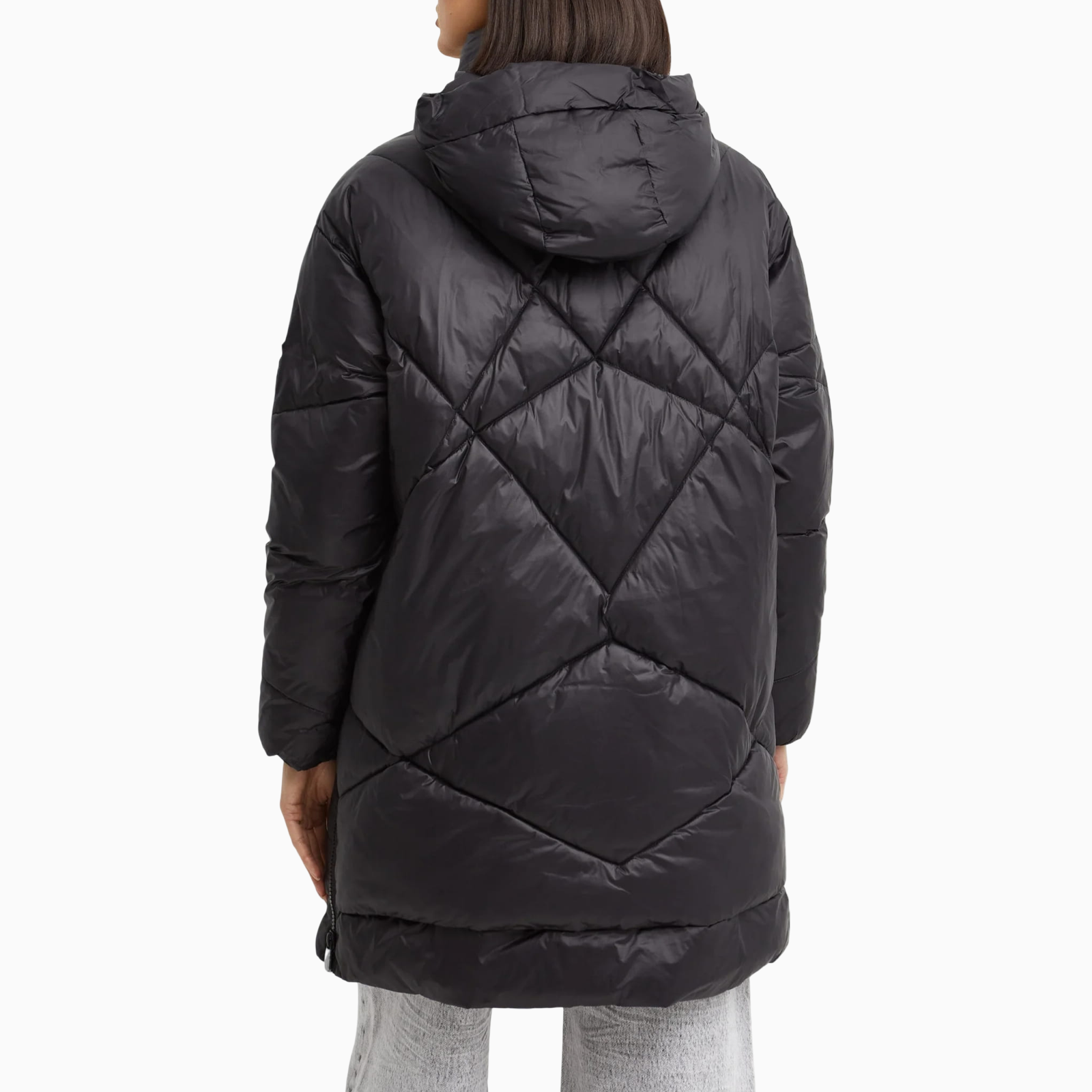 Дамско дълго зимно яке Pinko Women Jacket 103823 A1ZS Z99 Back View