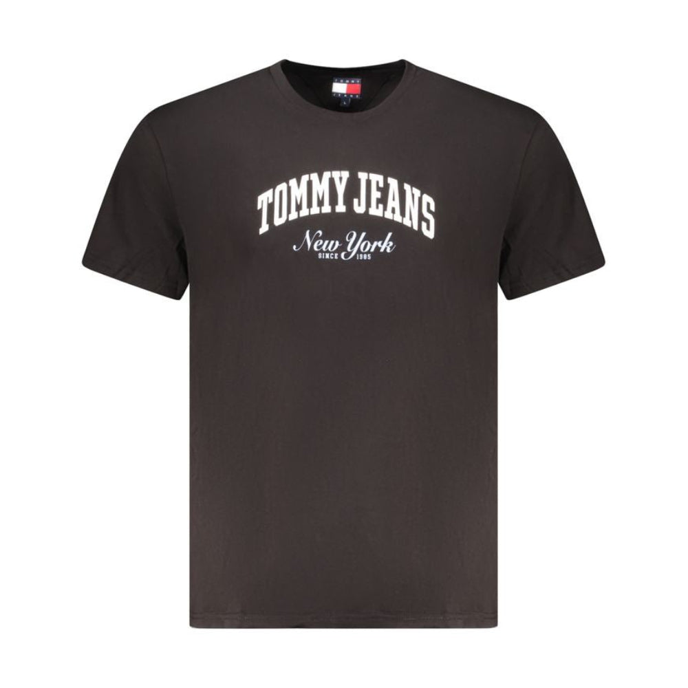 Мъжка тениска Men's t-shirt Tommy Hilfiger DM0DM20362 BDS Black front view