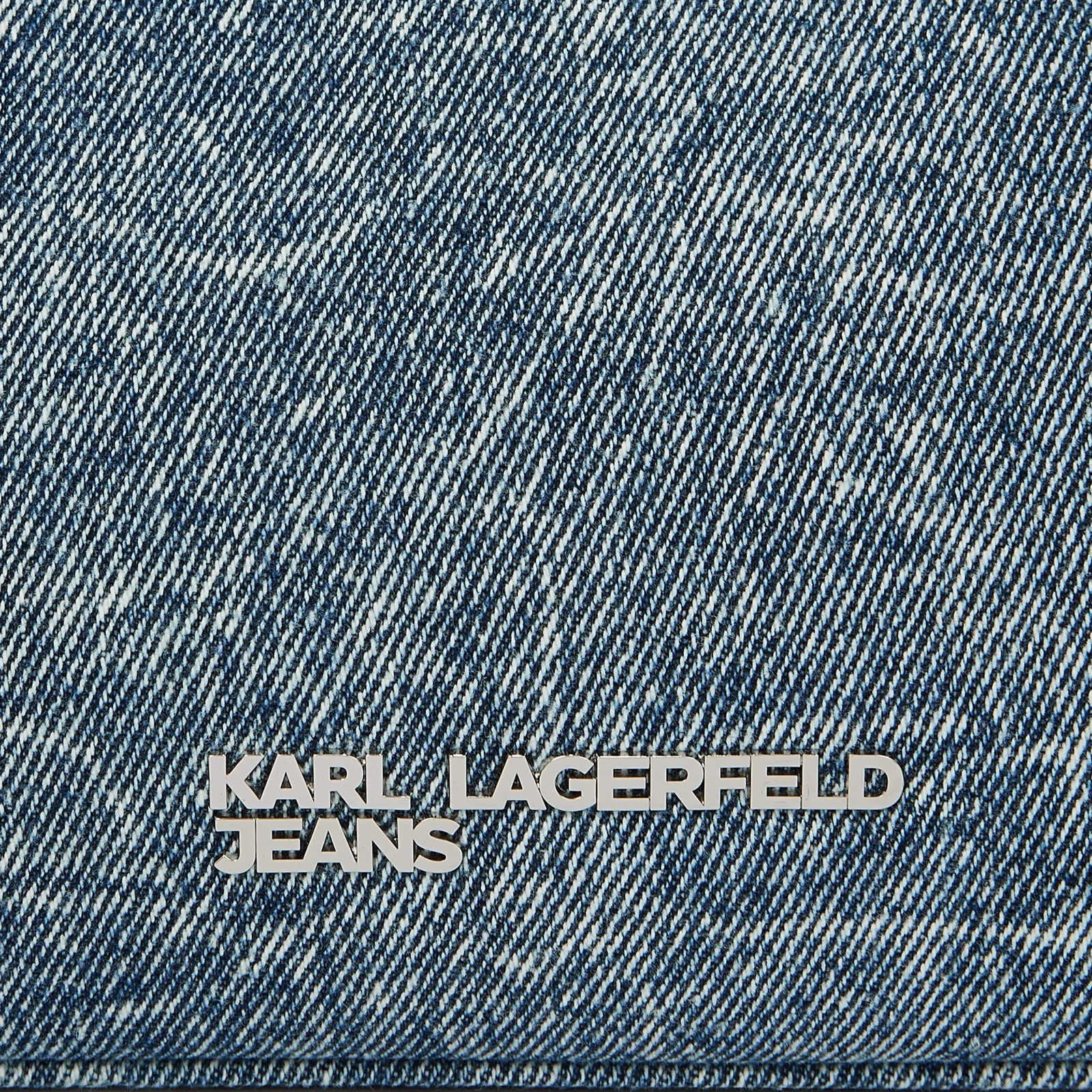 Дамска дънкова чанта Karl Lagerfeld Denim Chain Shoulder Bag B2W301231ES Close-Up