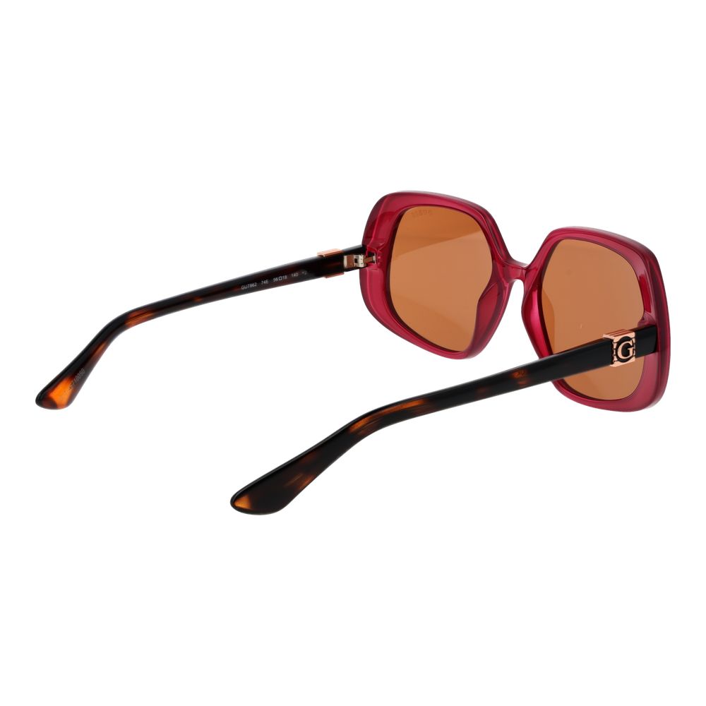Guess Burgundy Women Sunglasses