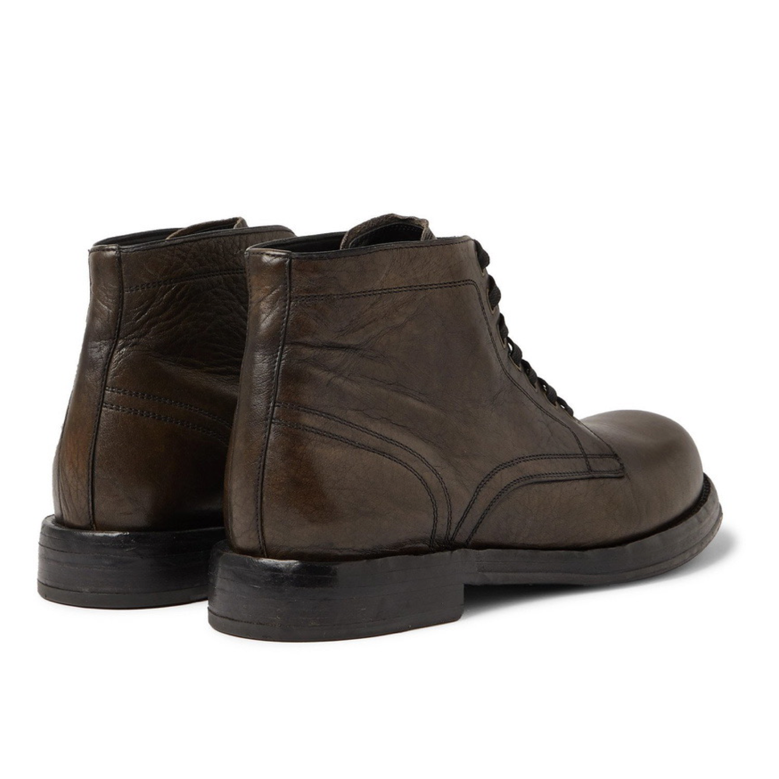 Dolce & Gabbana Men Ankle Boots Heel View