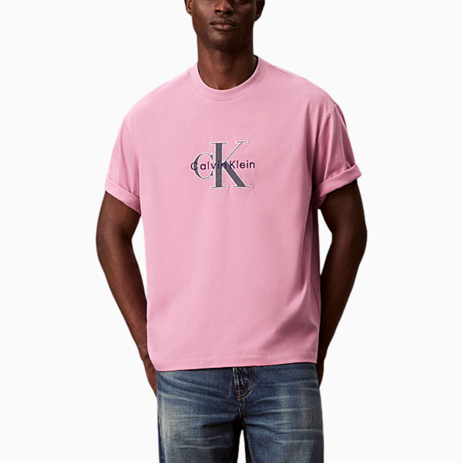 Мъжка тениска Calvin Klein Jeans Men T-shirt LV04RE815G F5I Front View