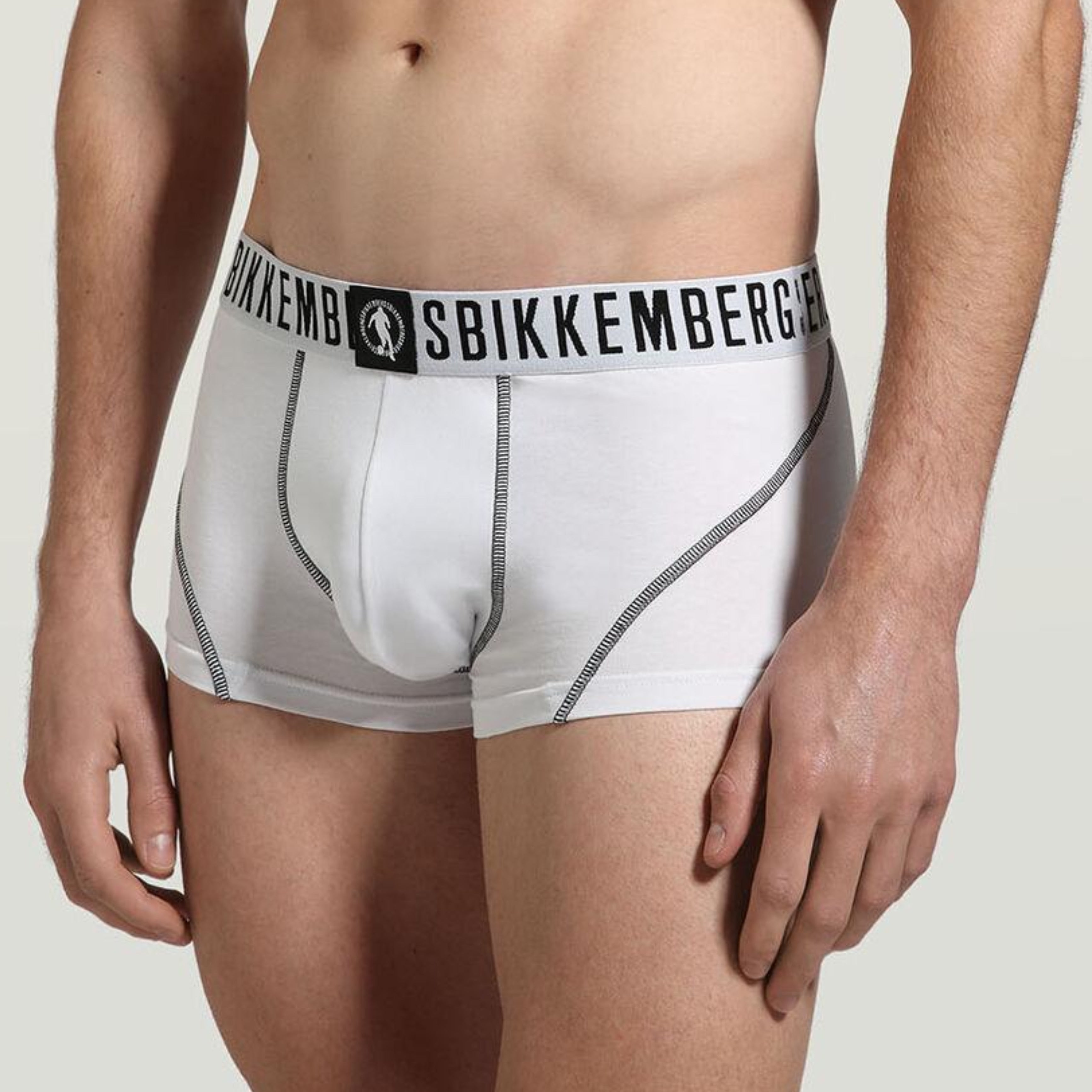 Мъжки боксерки 2 броя в кутия Bikkembergs BKK1UTR06BI в бяло