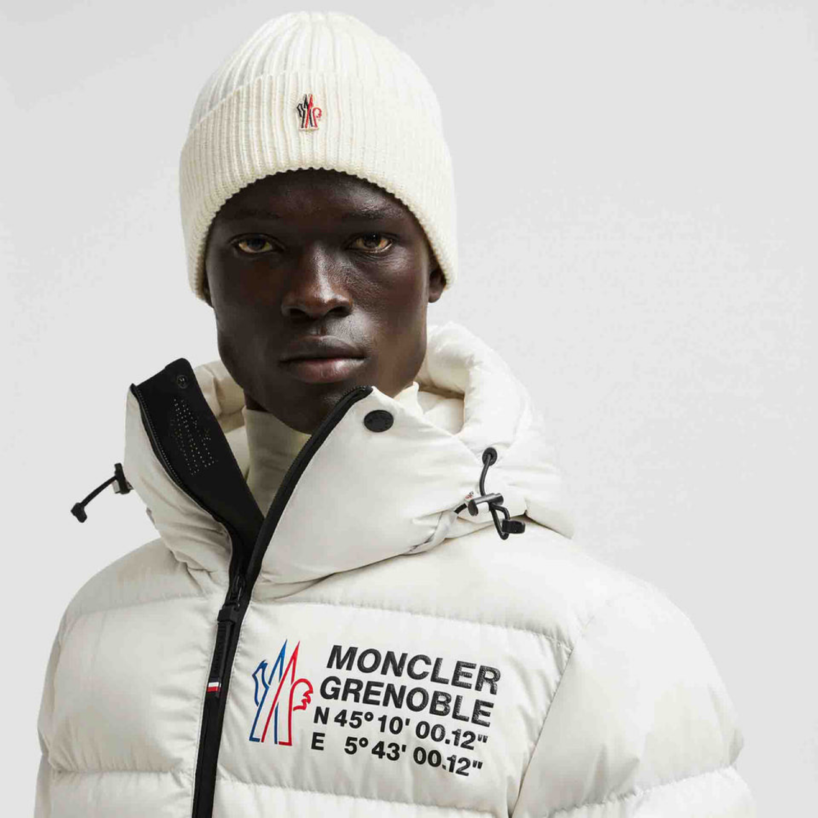 Moncler Grenoble Beanie Hat Model View