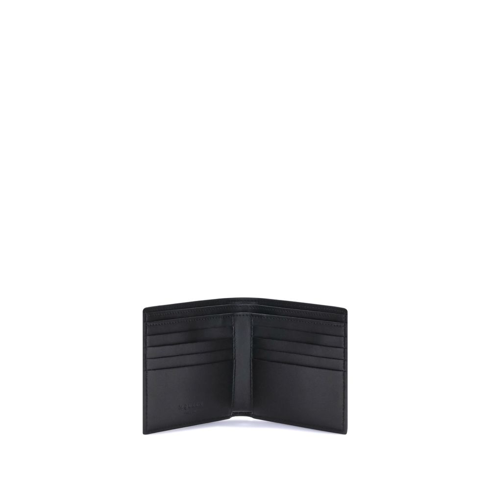 Мъжки портфейл Men’s wallet Alexander McQueen 8361471AAU61080 Balck inside view