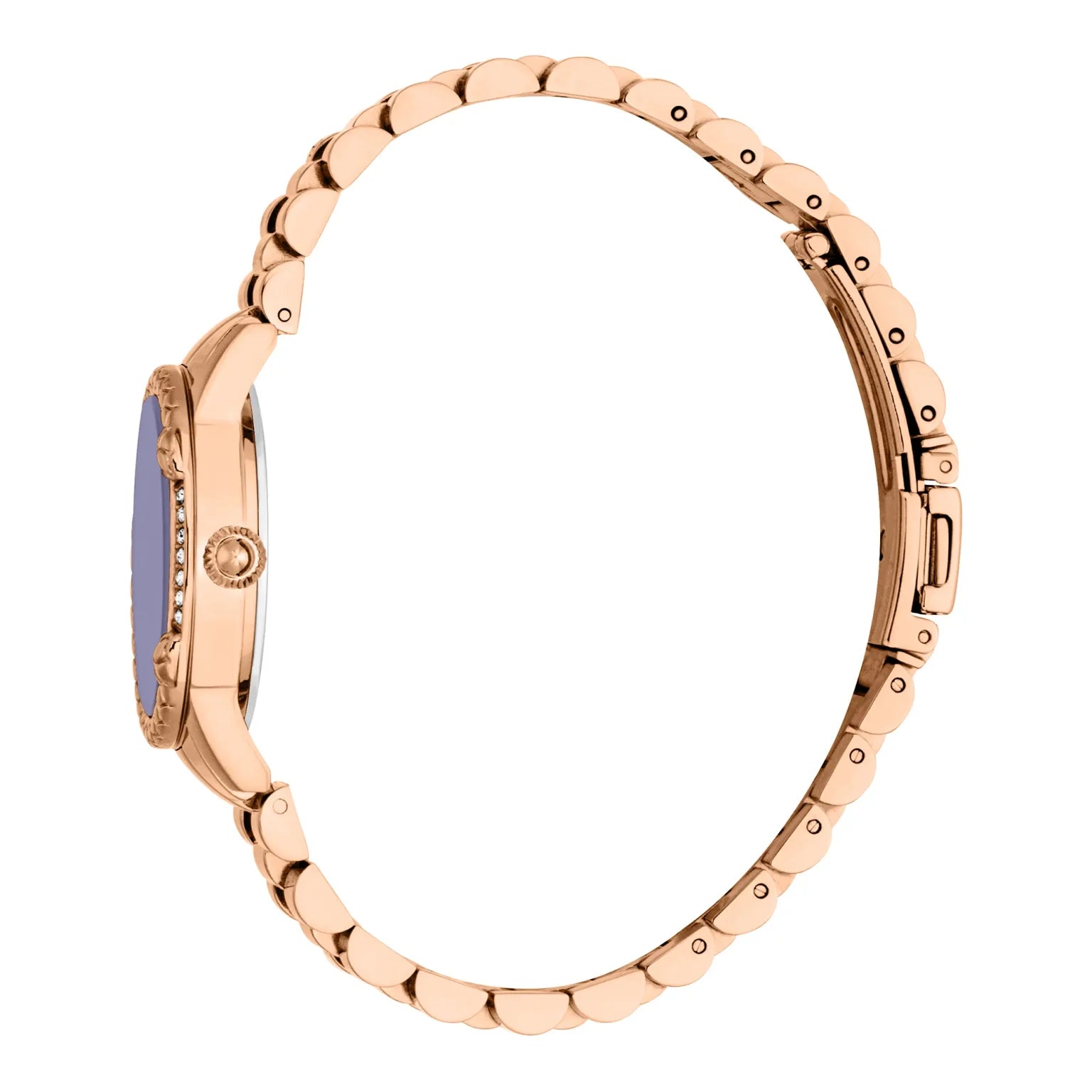 Дамски часовник Women’s watch Just Cavalli Animalier Fiorenza Snake JC1L310M0085 Rose Gold Violet