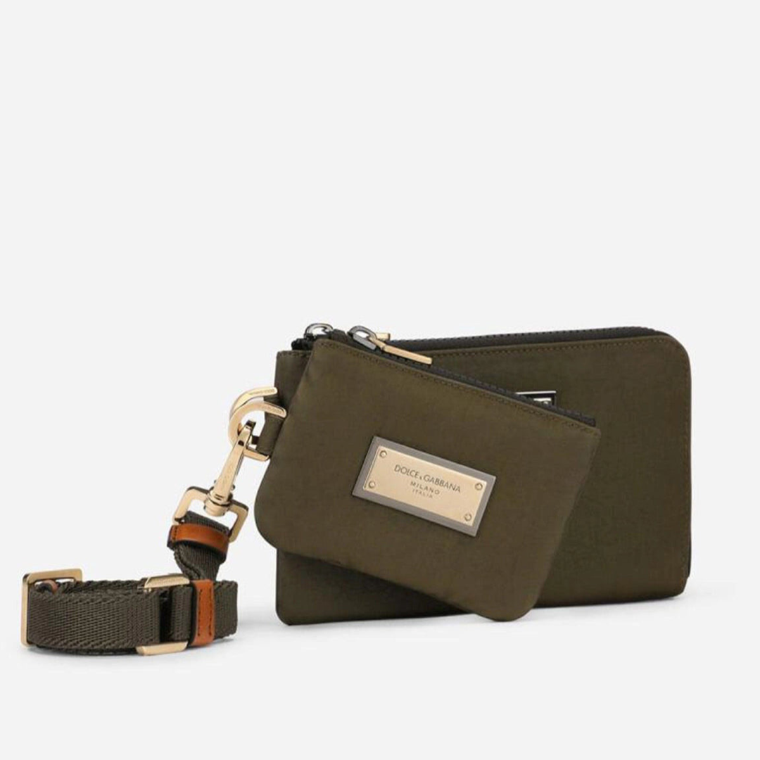Dolce & Gabbana мъжка двойна клъч чанта