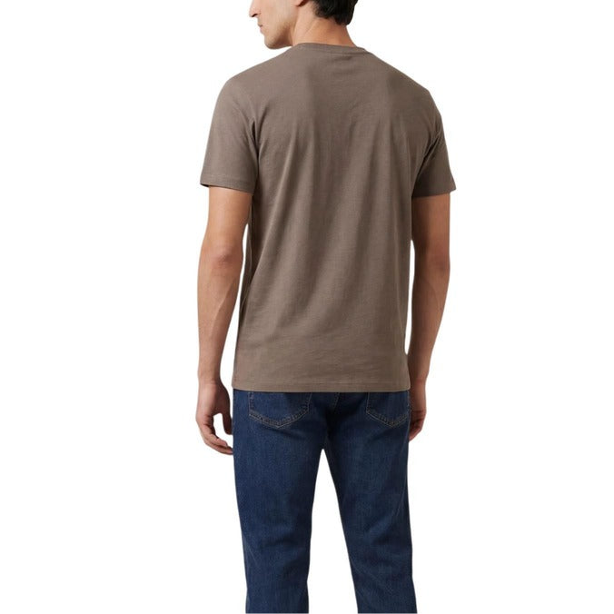 Мъжка кафява тениска Armani Exchange Men T-shirt XM001568 AF10358 U8144 Back View
