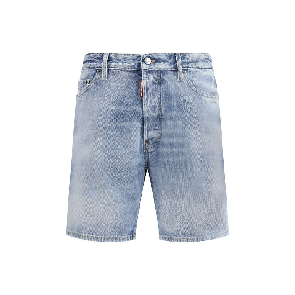 Мъжки къси дънки Men’s jeans shorts Dsquared2 S74MU0917S30839470 front view