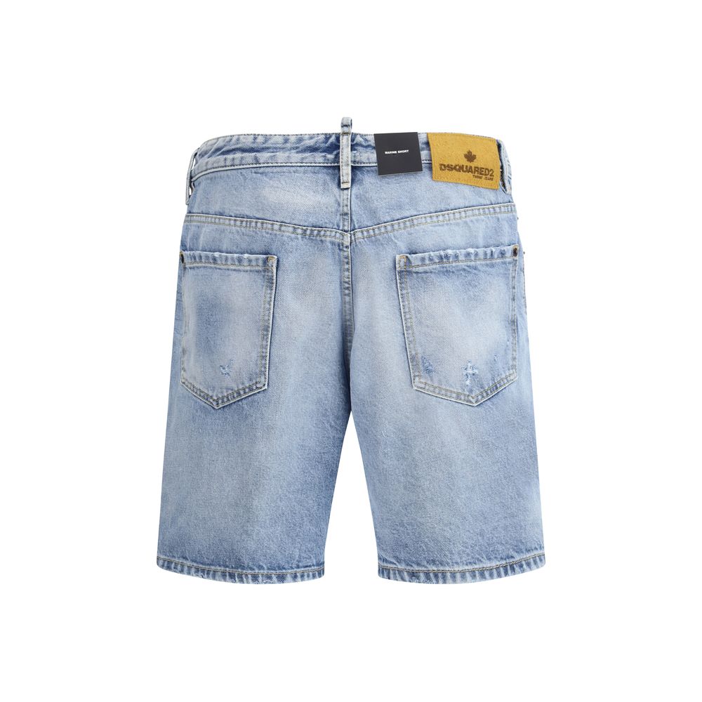 Мъжки къси дънки Men’s jeans shorts Dsquared2 S74MU0917S30839470 back view