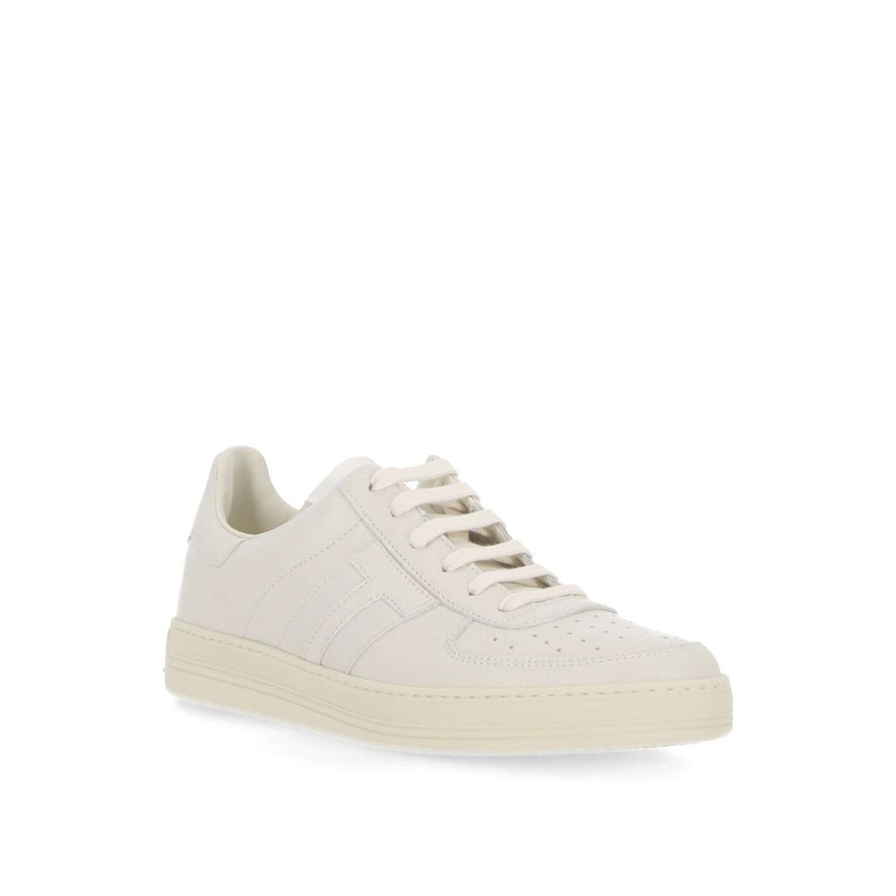 Tom Ford Leather Logo Men Sneakers