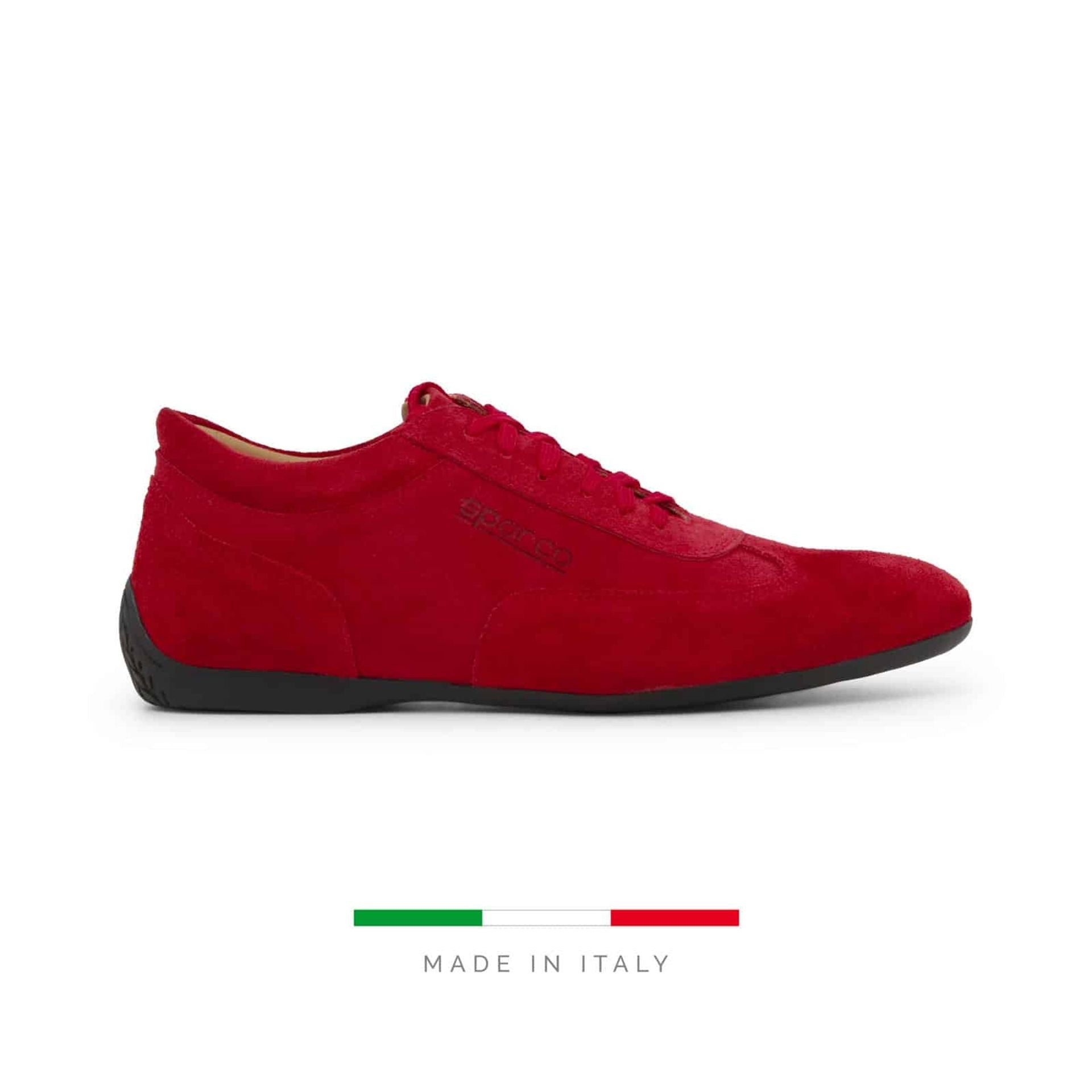 Мъжки обувки за шофиране Men’s sneakers Sparco IMOLA-GP CAM ROSSO Lateral Made in Italy view