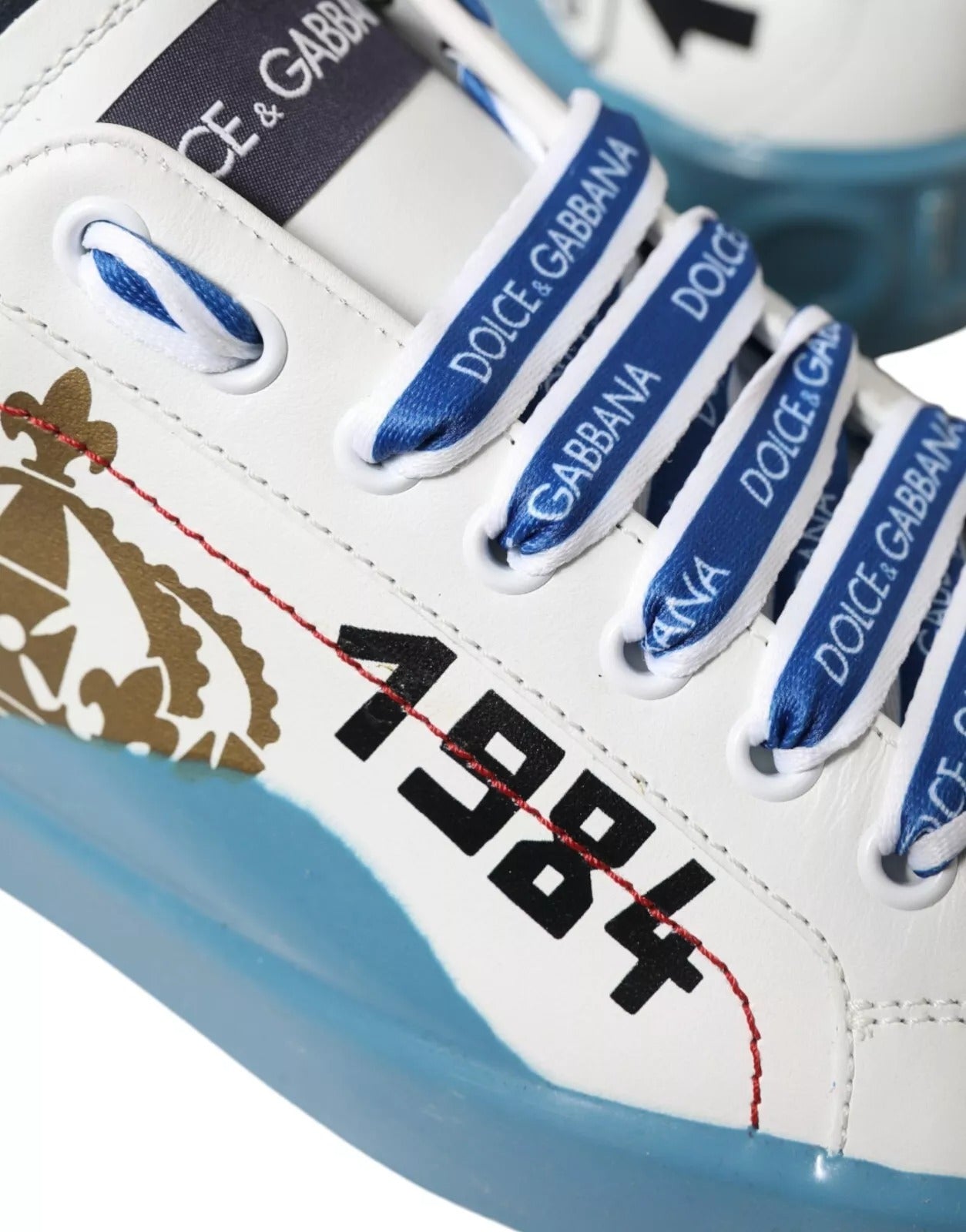 Dolce & Gabbana Portofino Melt Sneakers Close-Up