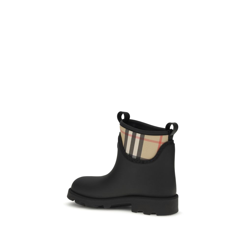 Дамски гумени ботуши Women’s marsh stamp ankle boots Burberry 8111712A1189 heel view